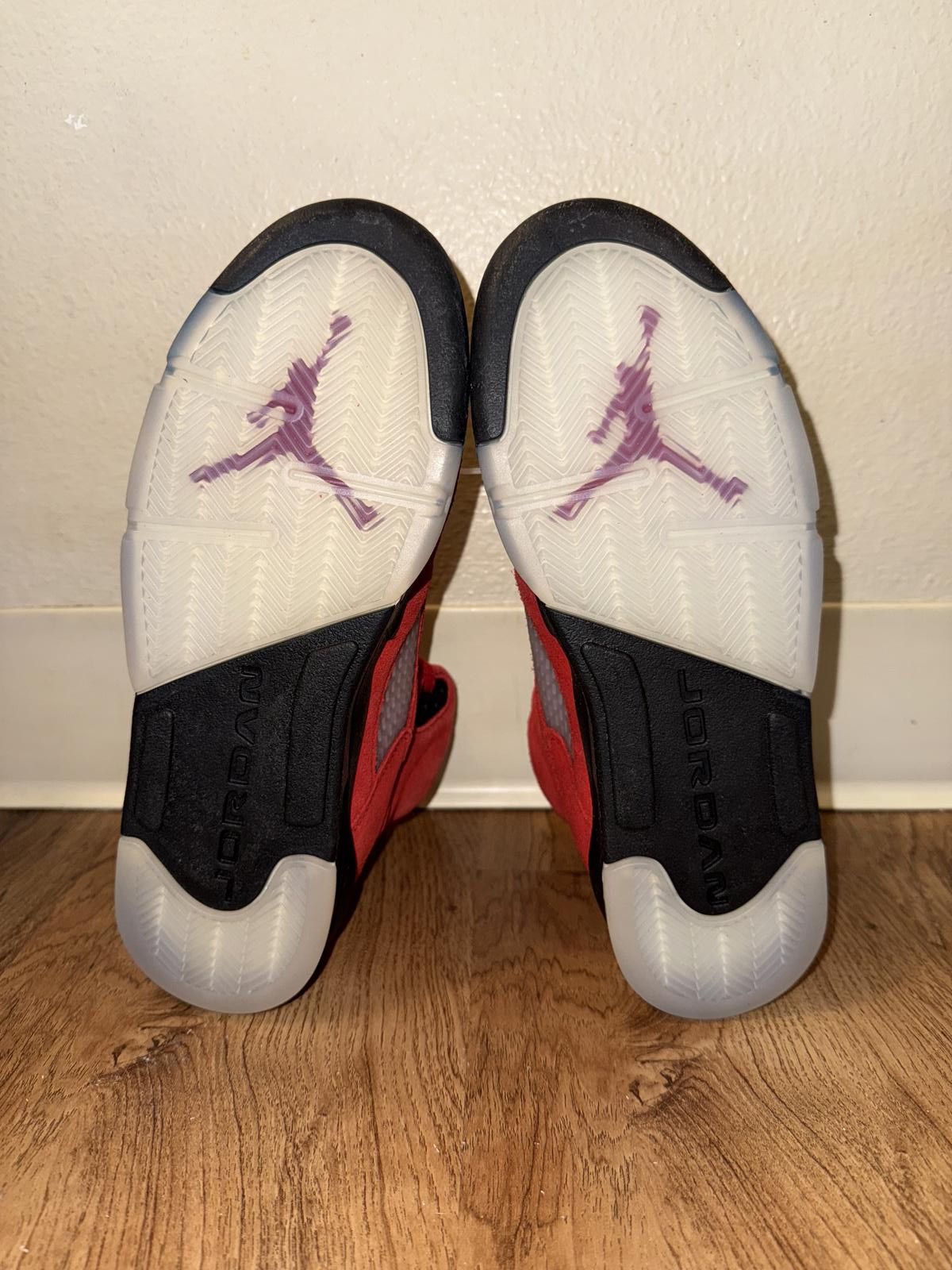 Nike Jordan 5 Retro Raging Bull Red (Gs) Size US 7 / EU 40 - 3 Thumbnail