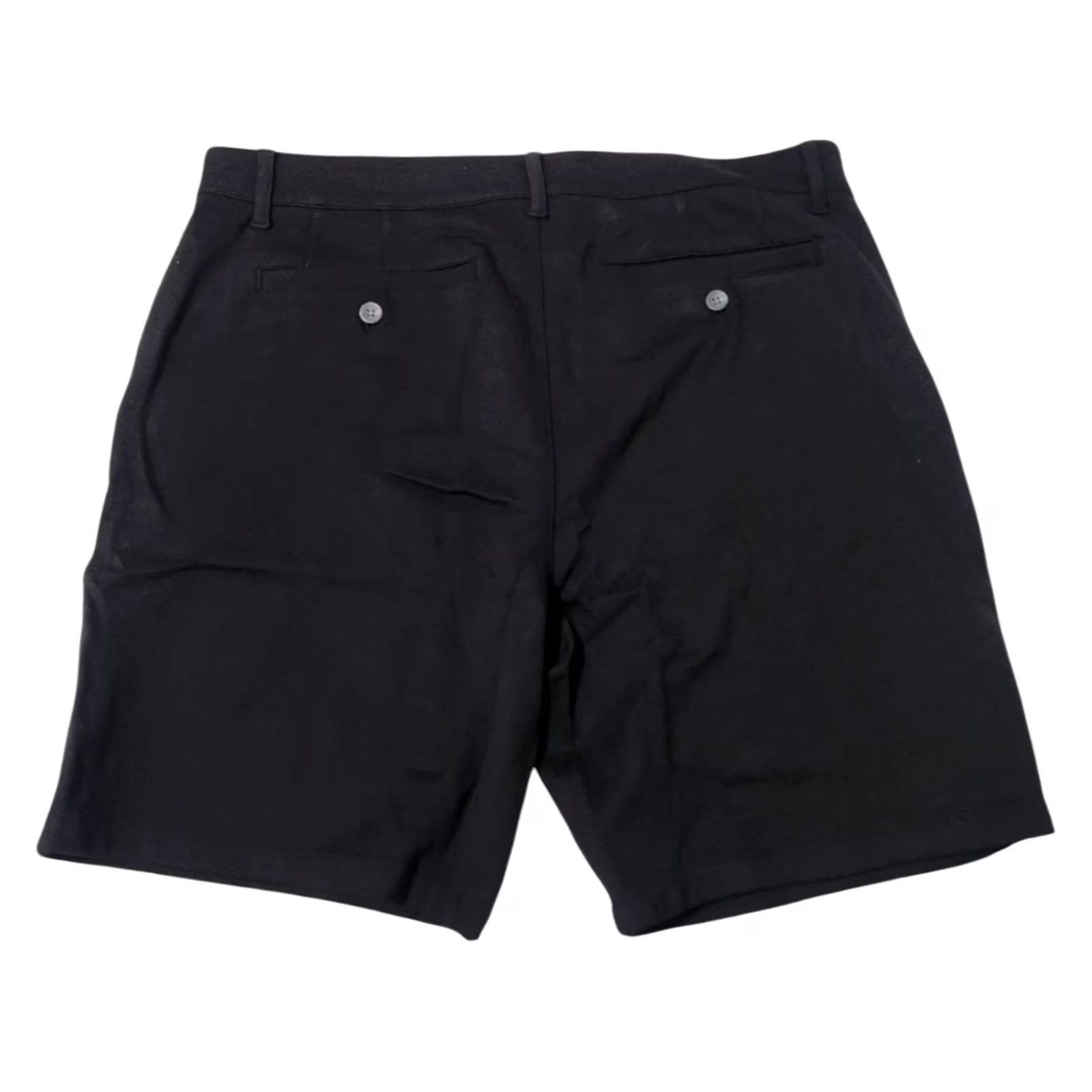 Vintage True Classic Mens Shorts Belted Chino Flat Front Black Pockets Size US 36 / EU 52 - 2 Thumbnail