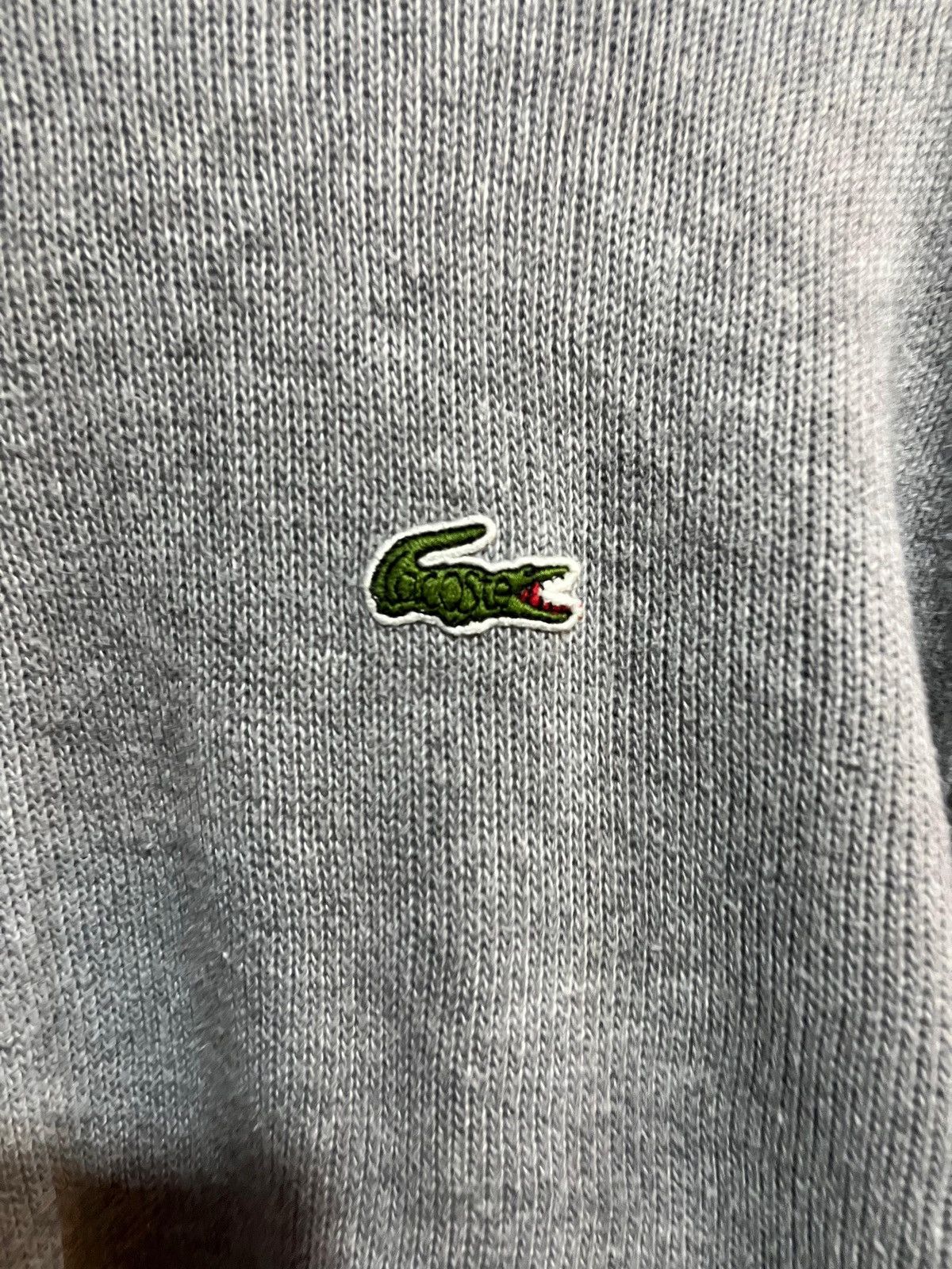 Lacoste × Vintage Rare polo knitwear lacoste vintage half button Size US L / EU 52-54 / 3 - 3 Thumbnail