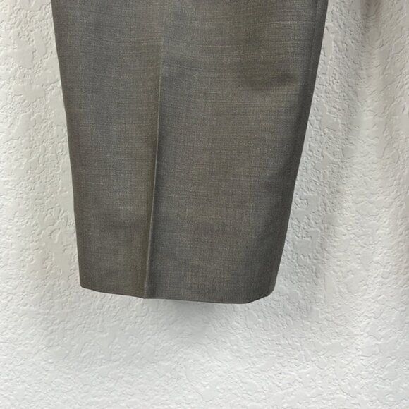 Hermes HERMES Cotton Wool Flat Front Seamed Trousers Pants Sz 44 Size US 36 / EU 52 - 4 Thumbnail