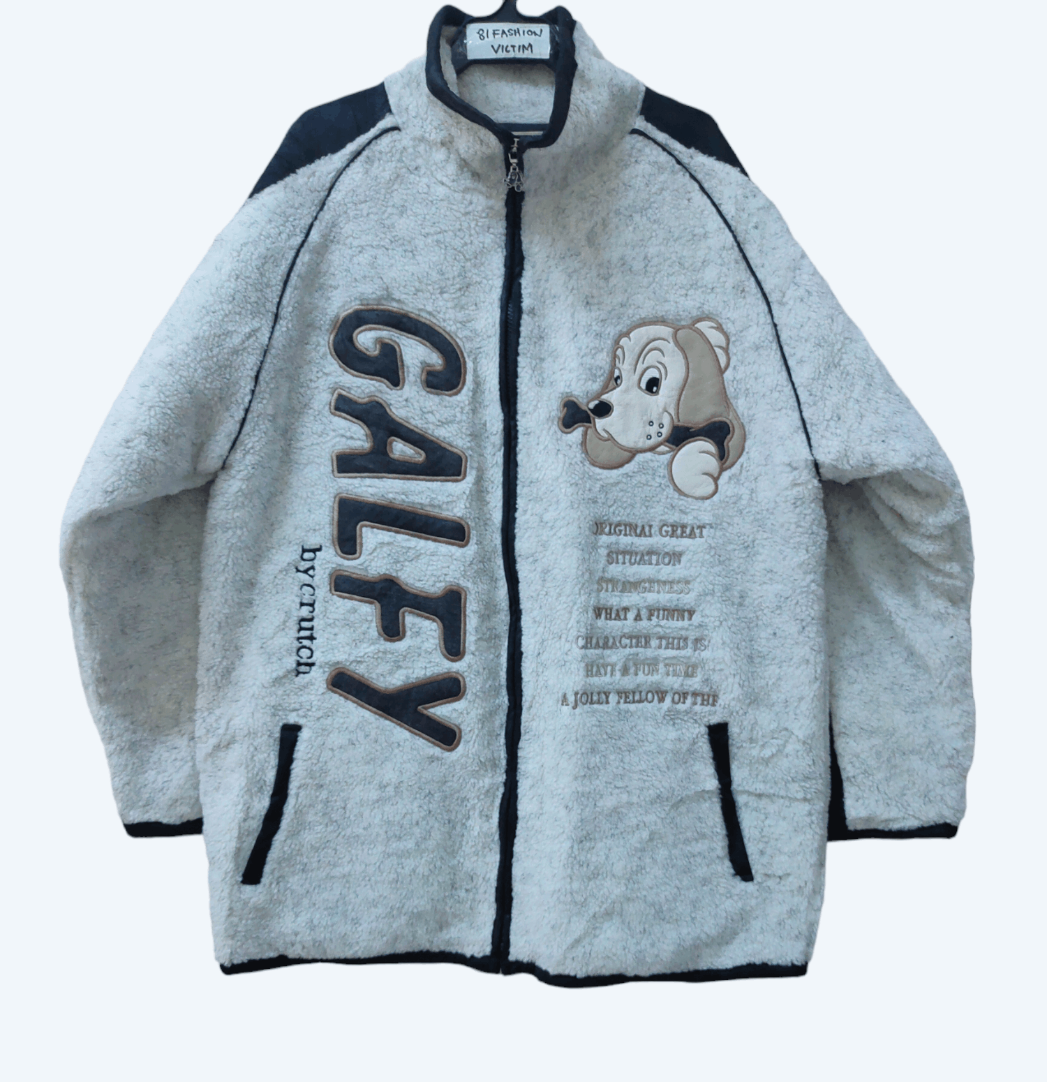 image of Vintage x Winter Session Galfy Dog Retro-X Deep Pile Fleece Jacket, Women's (Size Large)