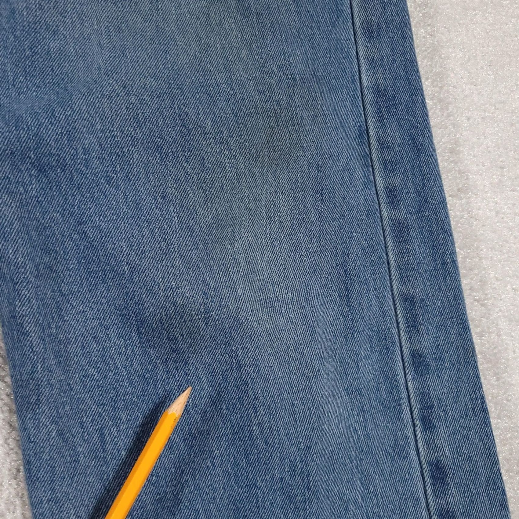 Levi's Levi's 505 Jeans Mens 38x30 Blue Denim Regular Fit Straight Leg Cotton Pockets Zipper Vintage: No Women? Size US 38 / EU 54 - 5 Thumbnail