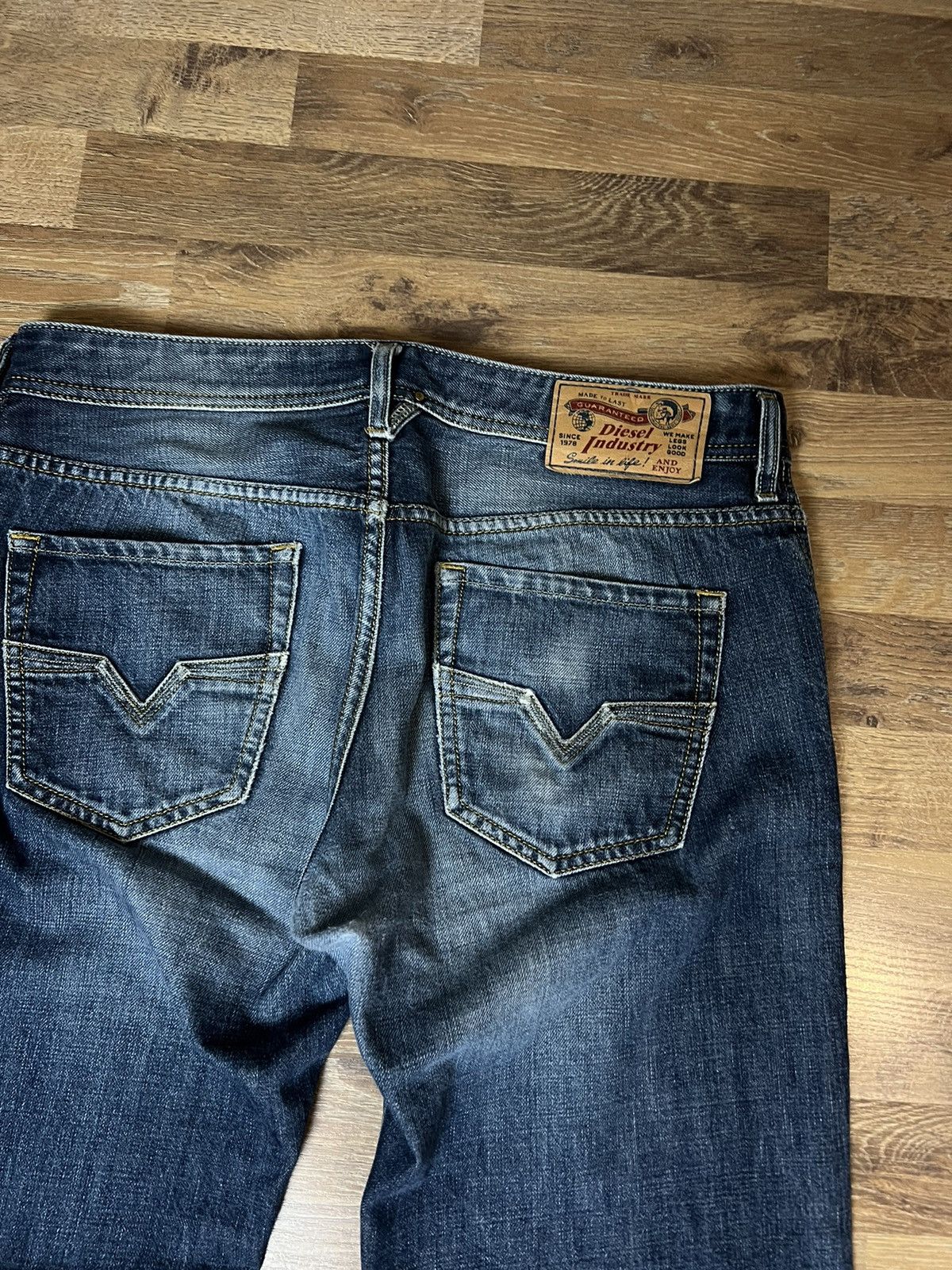 Diesel × If Six Was Nine × Japanese Brand Vintage Diesel Jeans Big Logo Distressed Baggy japanese 90s Size US 34 / EU 50 - 10 Thumbnail