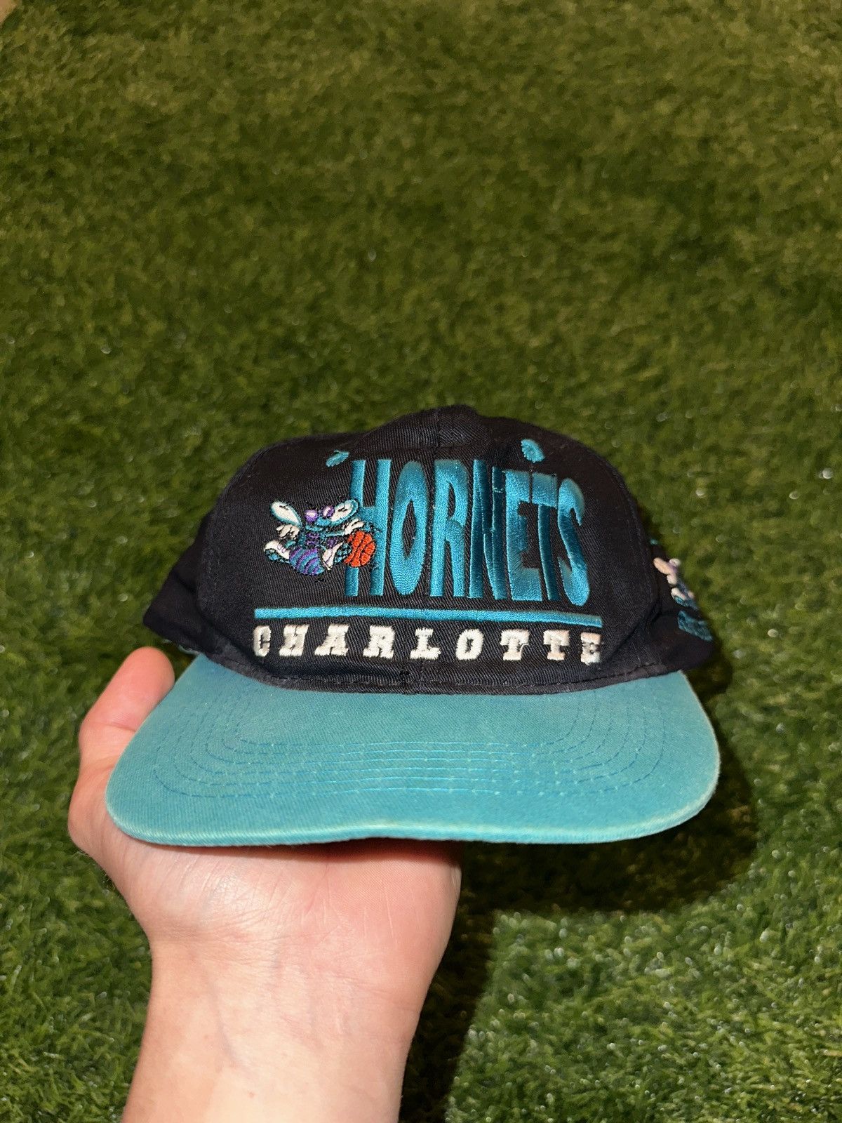 NBA Vintage nba charlotte hornets KIDS SIZE adjusble hat Size ONE SIZE - 2 Thumbnail