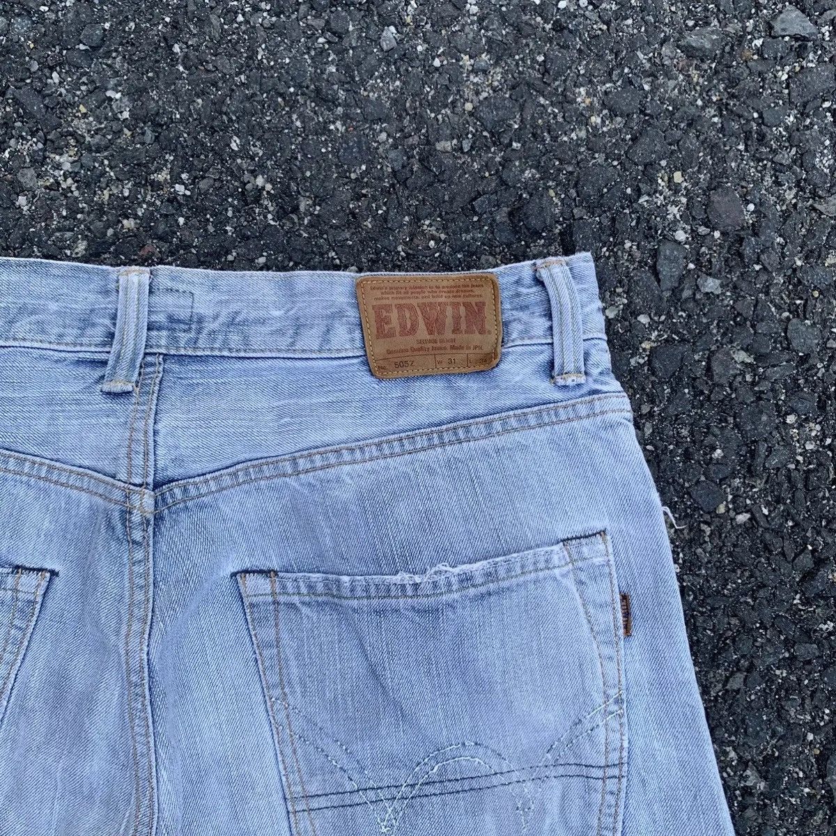 Japanese Brand ‼️ REDLINE! 90’s EDWIN 505 Jean 32x33 Faded Selvedge Pants Size US 32 / EU 48 - 11 Thumbnail