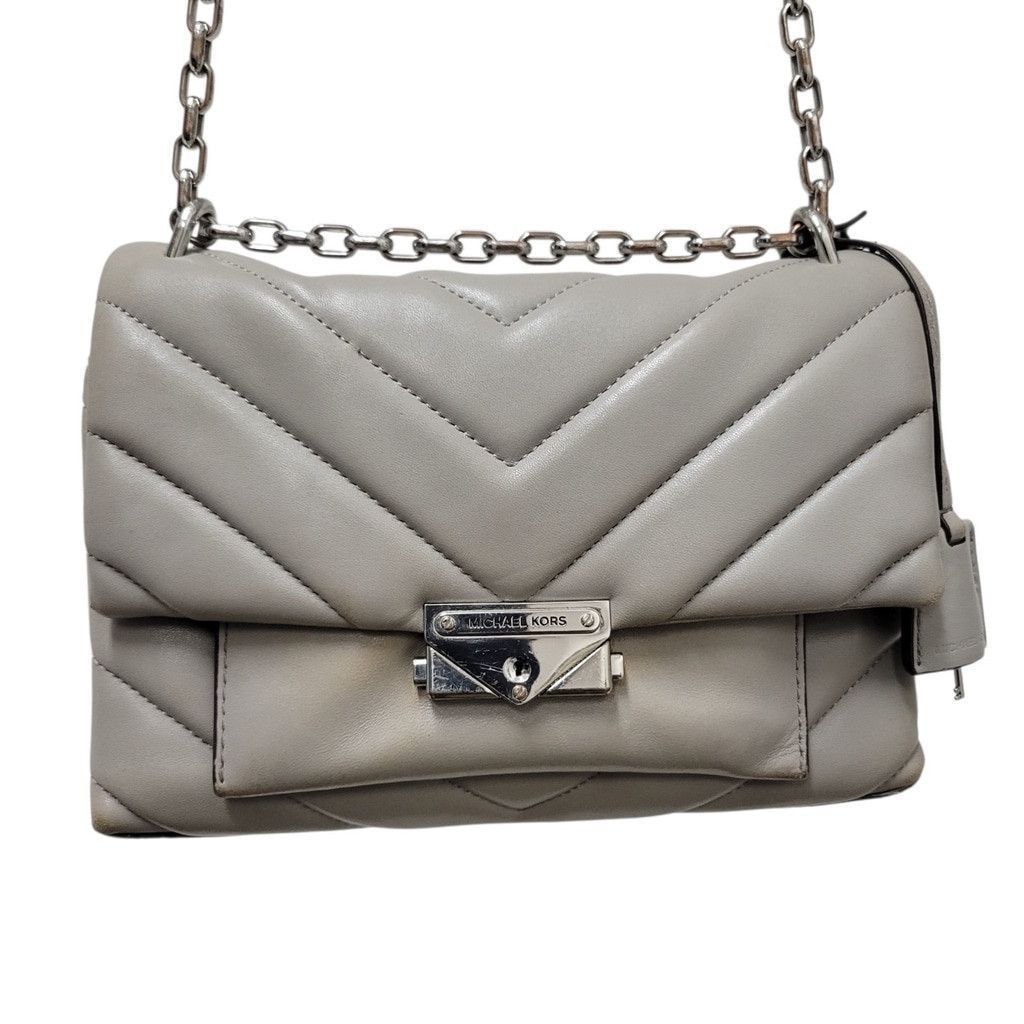 Michael Kors Michael Kors Cece Medium Quilted Leather Convertible Gray Size ONE SIZE - 2 Thumbnail