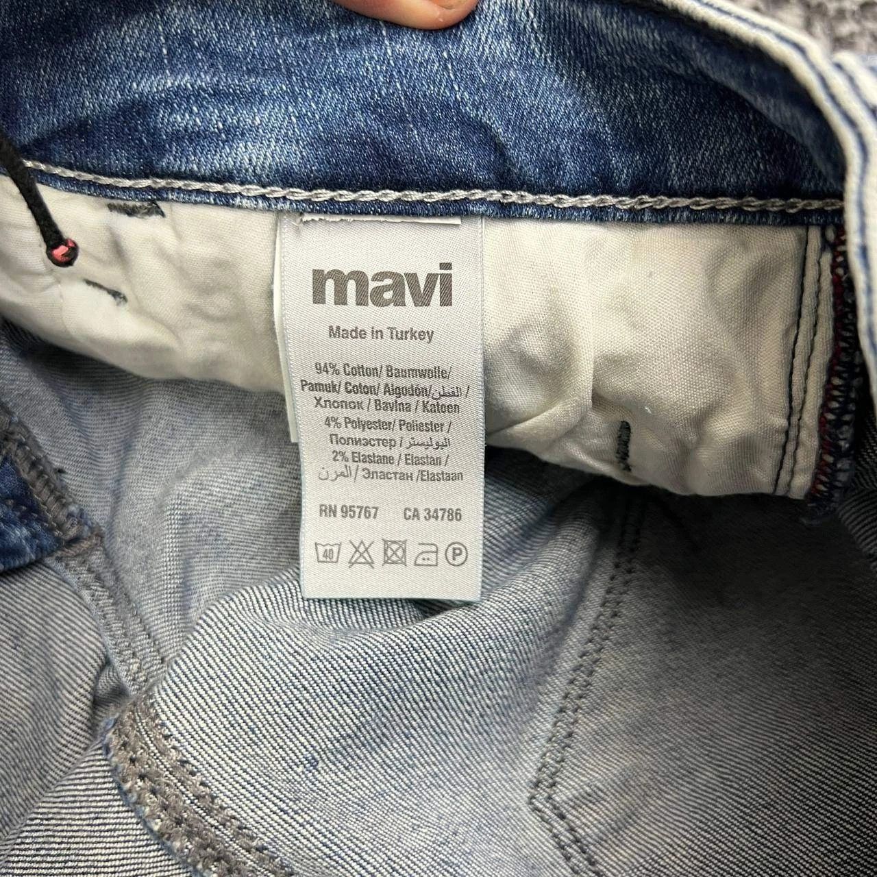 Mavi Mavi Adriana Jeans Women 27x28 Super Skinny Pants Denim Size 27" / US 4 / IT 40 - 7 Thumbnail