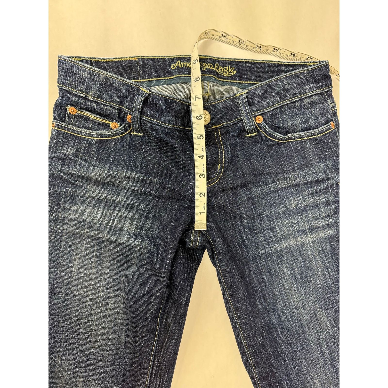American Eagle Outfitters Vintage 90s Y2K low-rise American Eagle Jeans Straight 2 Size 26" / US 2 / IT 38 - 9 Thumbnail