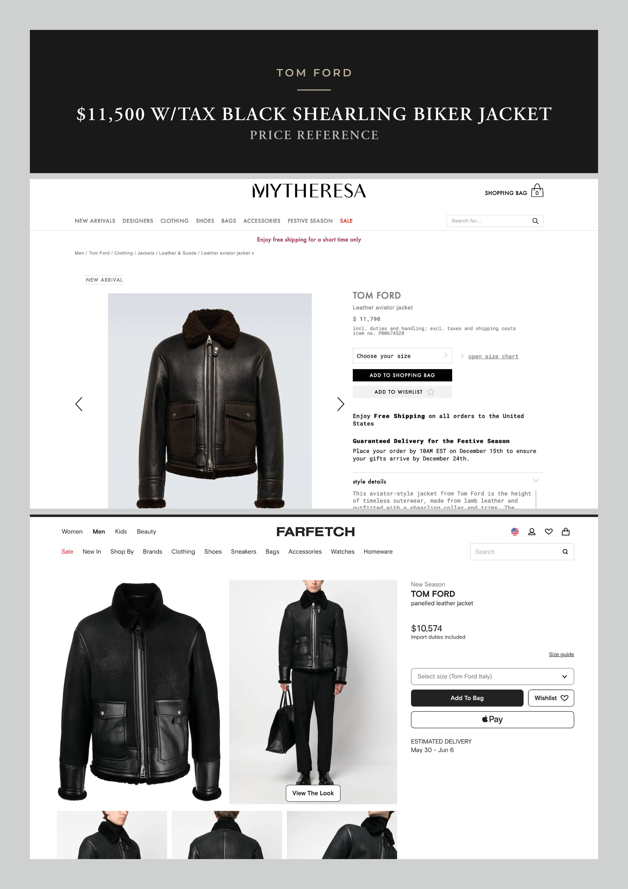 Tom Ford A Menswear Grail: Rare $11K Shearling Tailored To Perfection Size US L / EU 52-54 / 3 - 4 Thumbnail