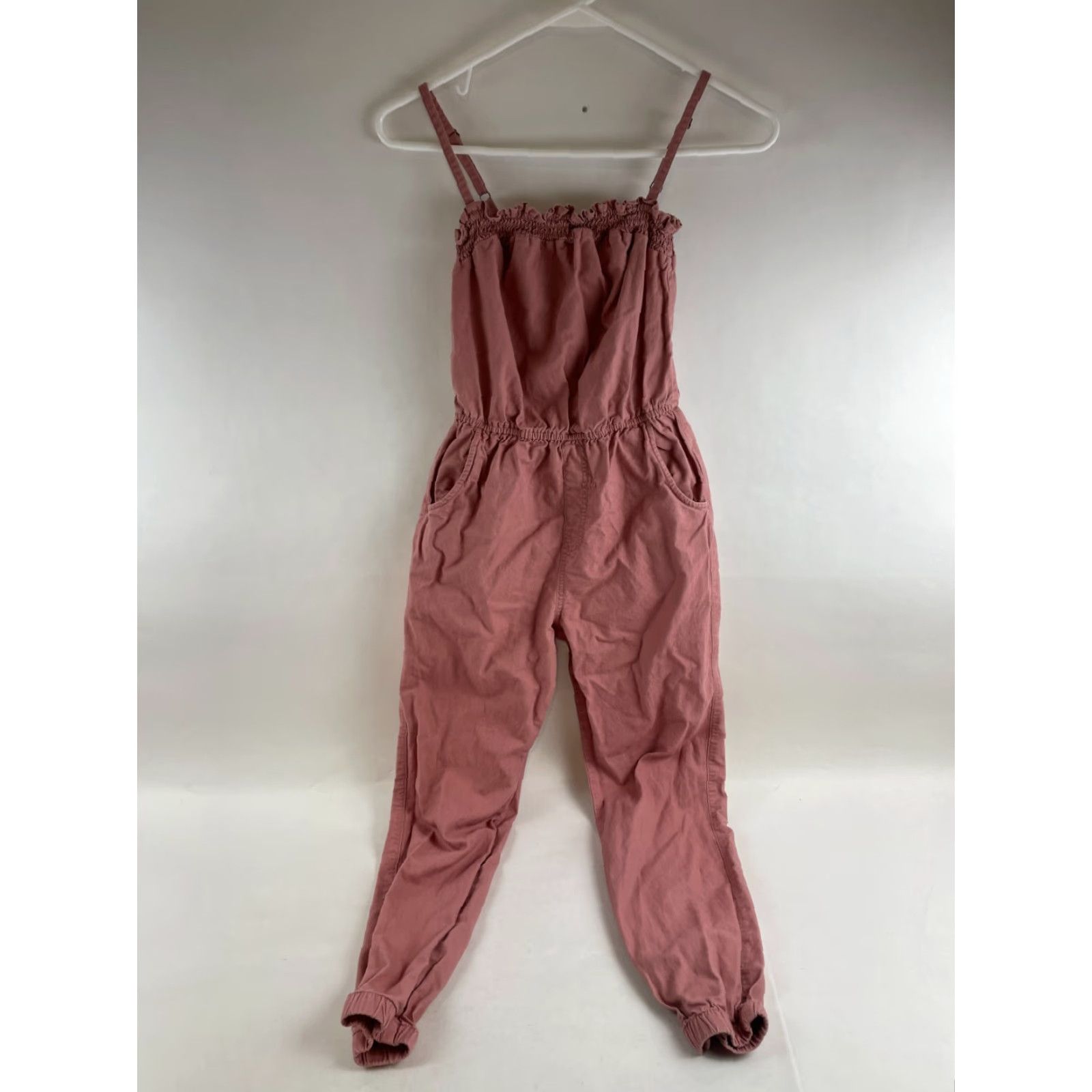 Abercrombie & Fitch Abercrombie & Fitch Jumpsuit Women Size 13/14 Pink Sleeveless One-Piece Casual Modern Size 34" / US 12 / IT 48 - 2 Thumbnail