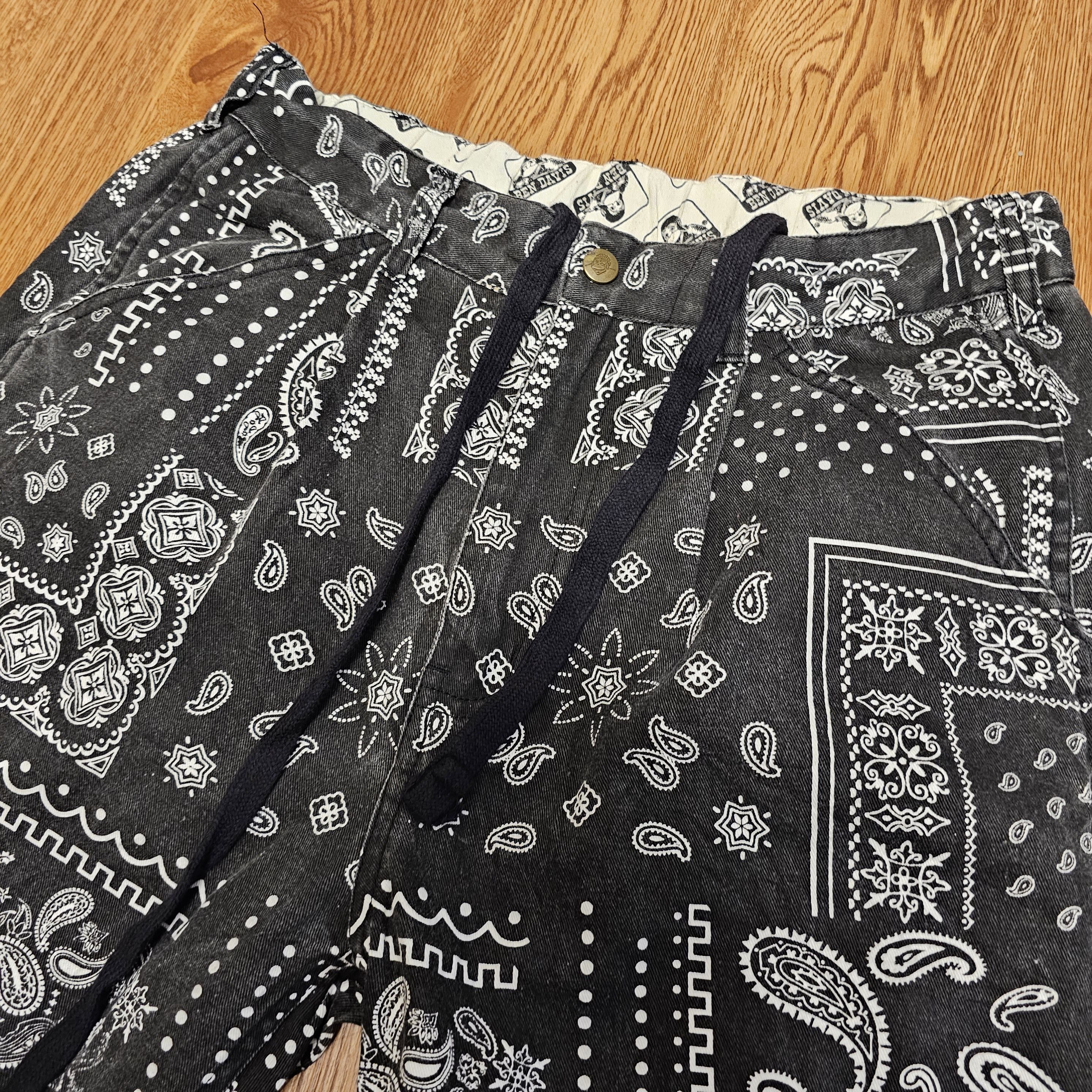 Ben Davis Vintage Y2K Ben Davis Bandana Carpenter Drawstring Pants Size US 30 / EU 46 - 7 Thumbnail