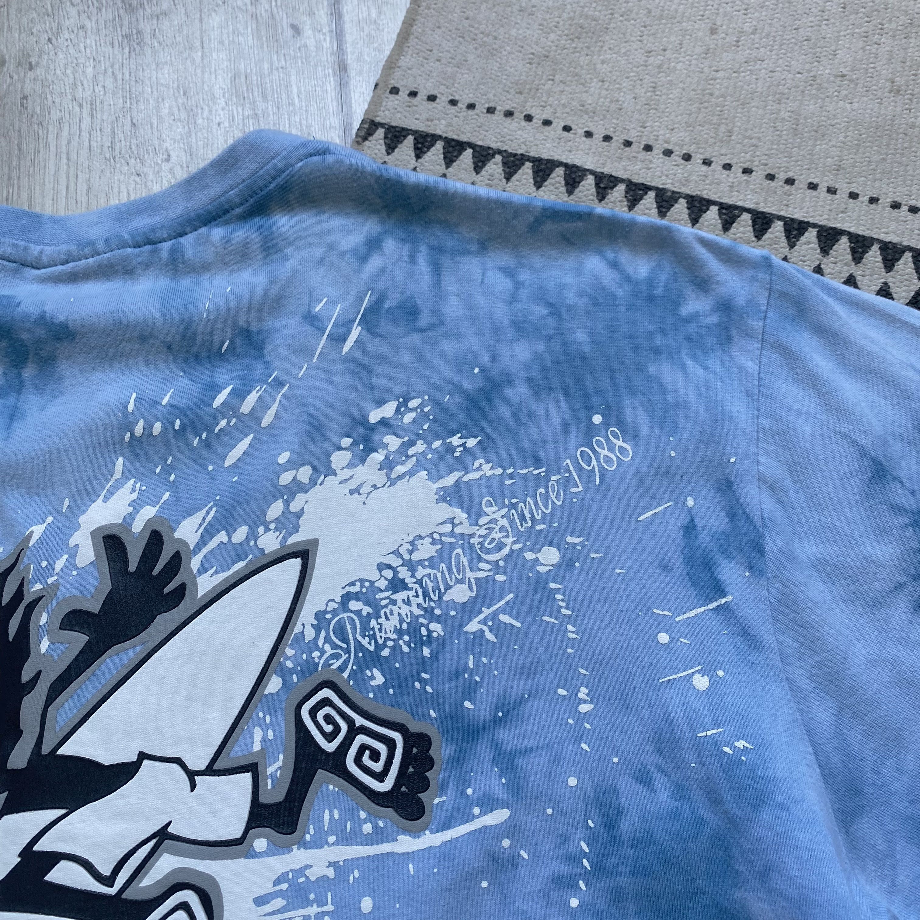 Quiksilver Vintage 90s Saltrock Surf tee tie dye Fubu Mambo oneill Size US L / EU 52-54 / 3 - 10 Thumbnail