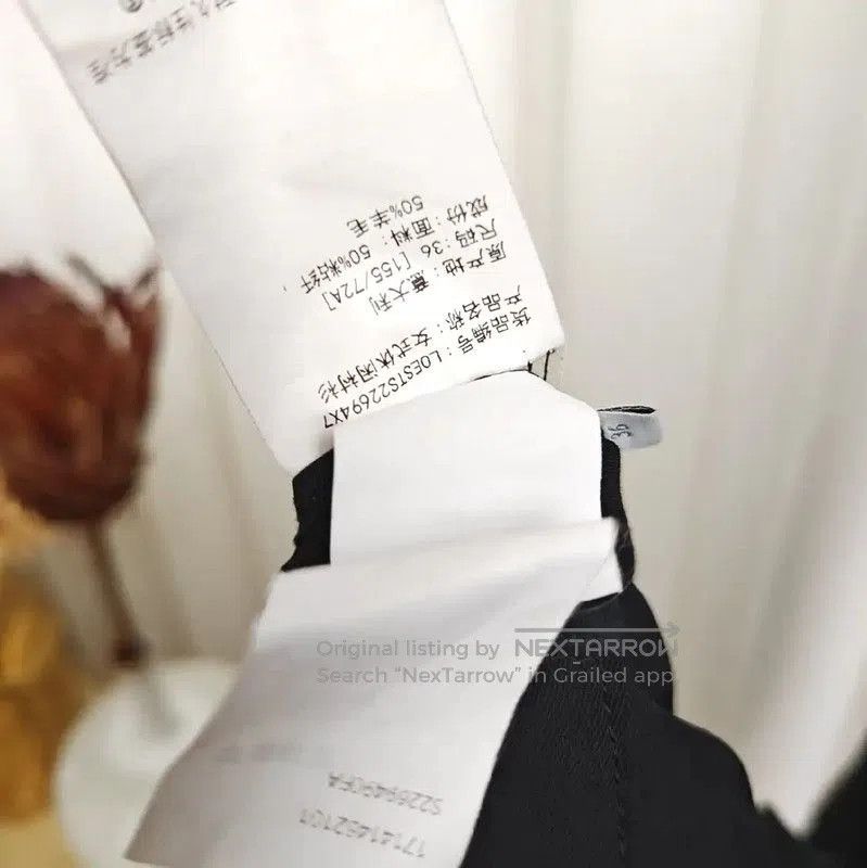 Loewe Loewe Black Long Sleeve Wool Blend Shirt . Size S / US 4 / IT 40 - 7 Thumbnail