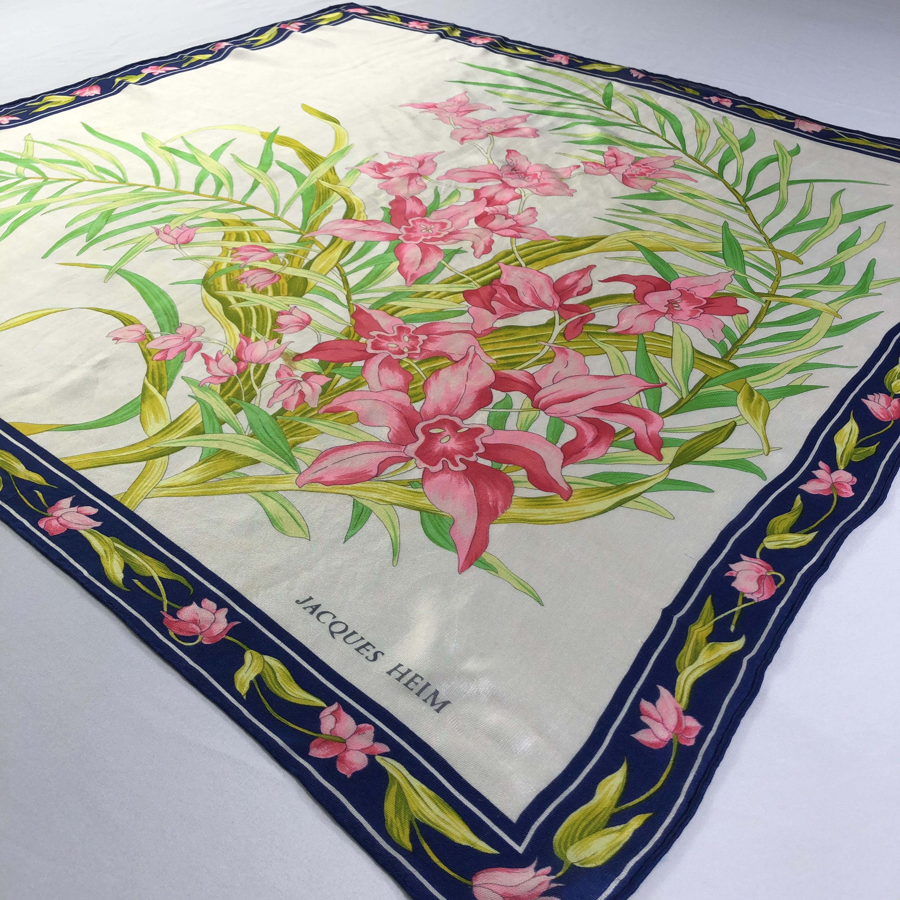 Vintage Vintage Jacques Heim Silk Scarf Size ONE SIZE - 3 Thumbnail