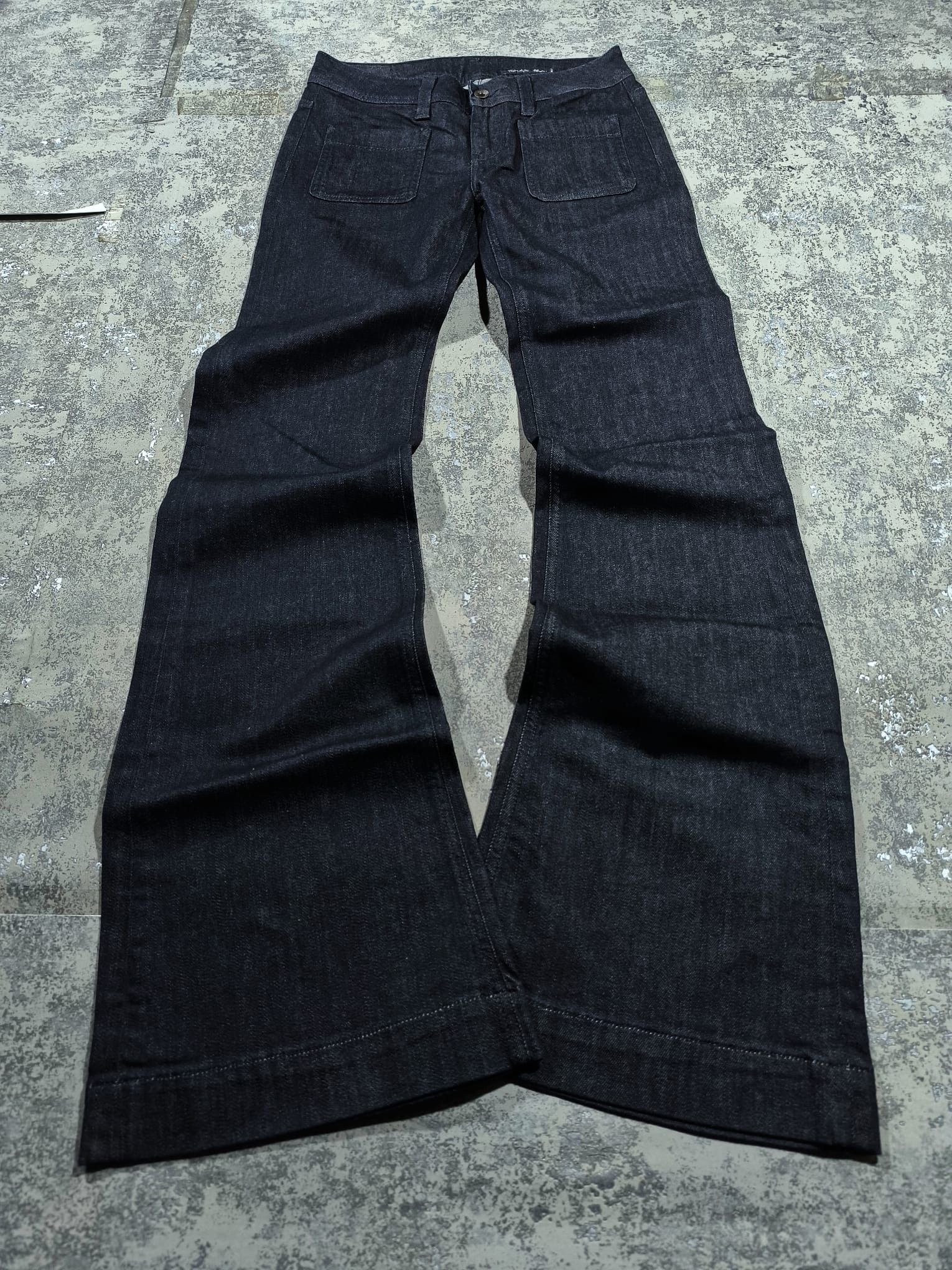 Hysteric Glamour super flared lowrise indigo denim jeans Size 28" / US 6 / IT 42 - 1 Thumbnail