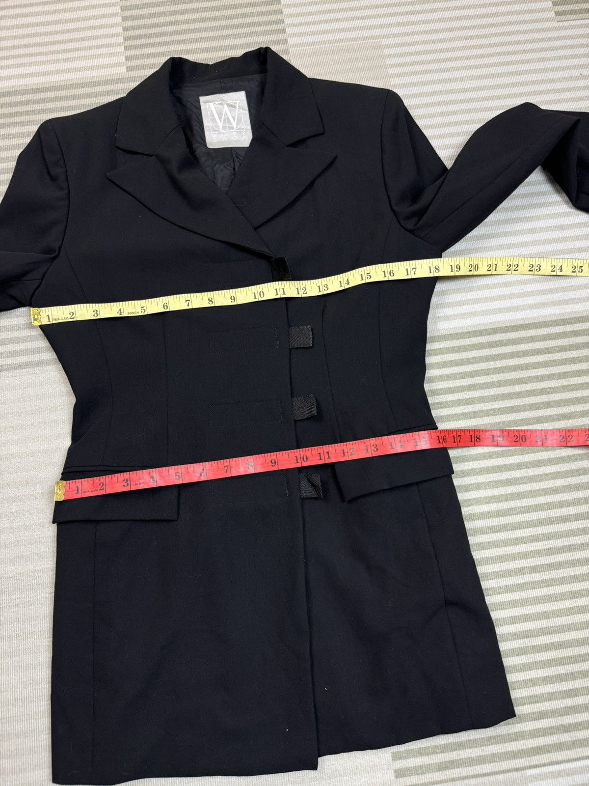 Yohji Yamamoto WorkShop By Yohji Yamamoto Women Blazer Size 36S - 8 Thumbnail