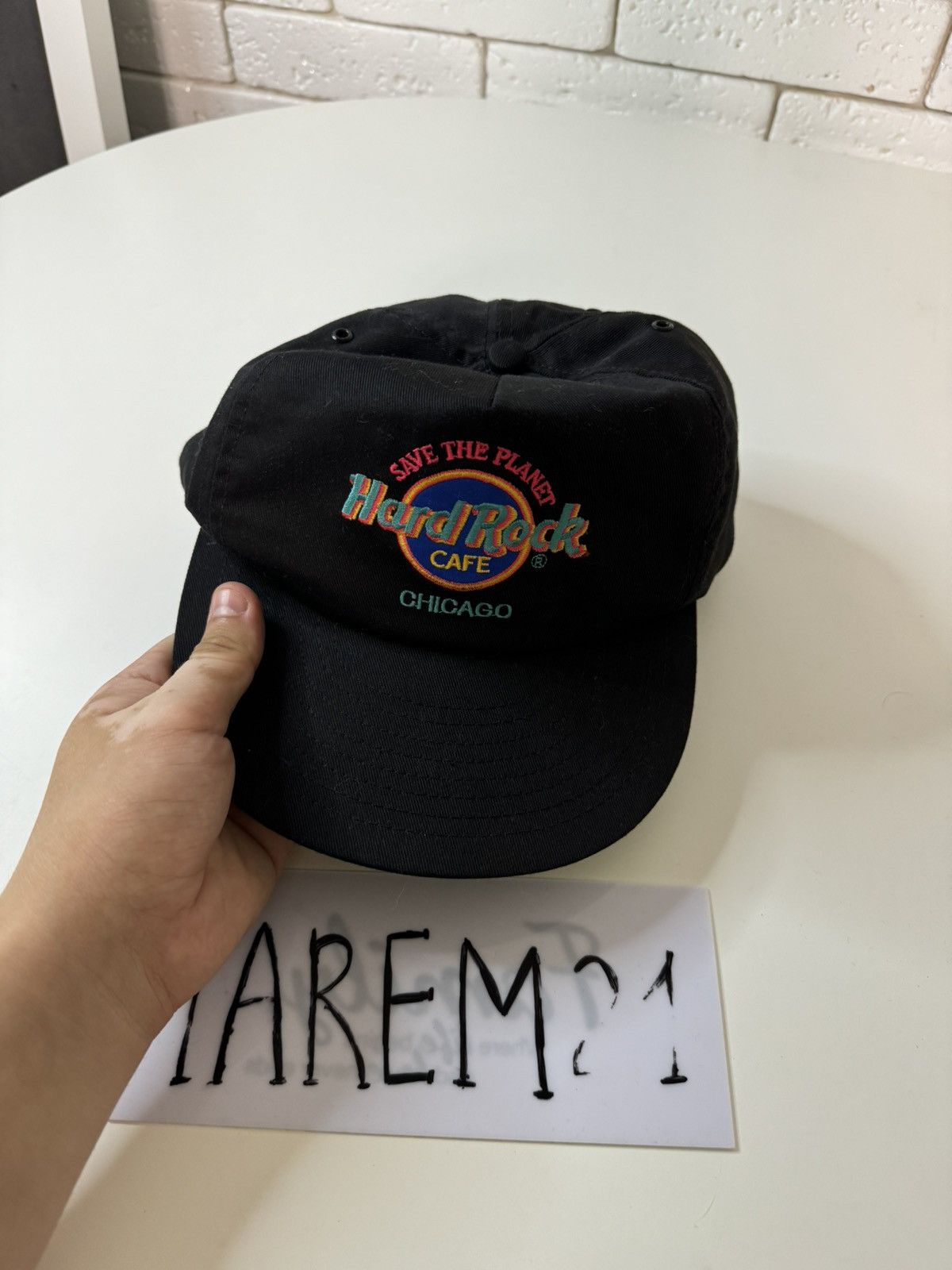 Hard Rock Cafe Hard Rock Cafe Chicago Made in USA cap hat Size ONE SIZE - 2 Thumbnail