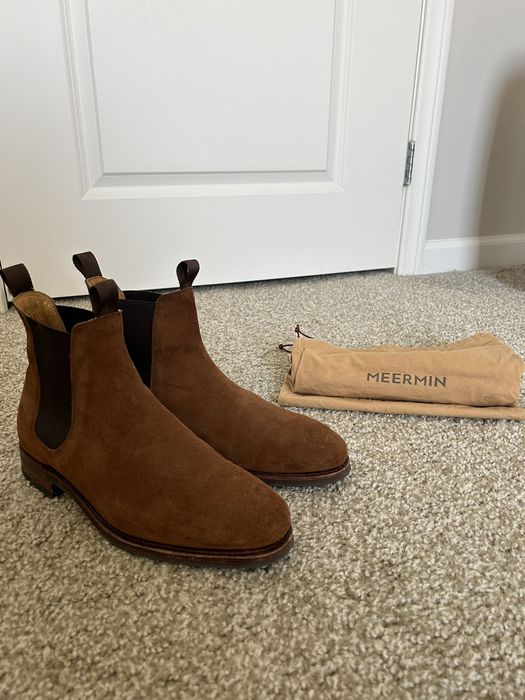 Brown Suede Chelsea Boot – Meermin Shoes