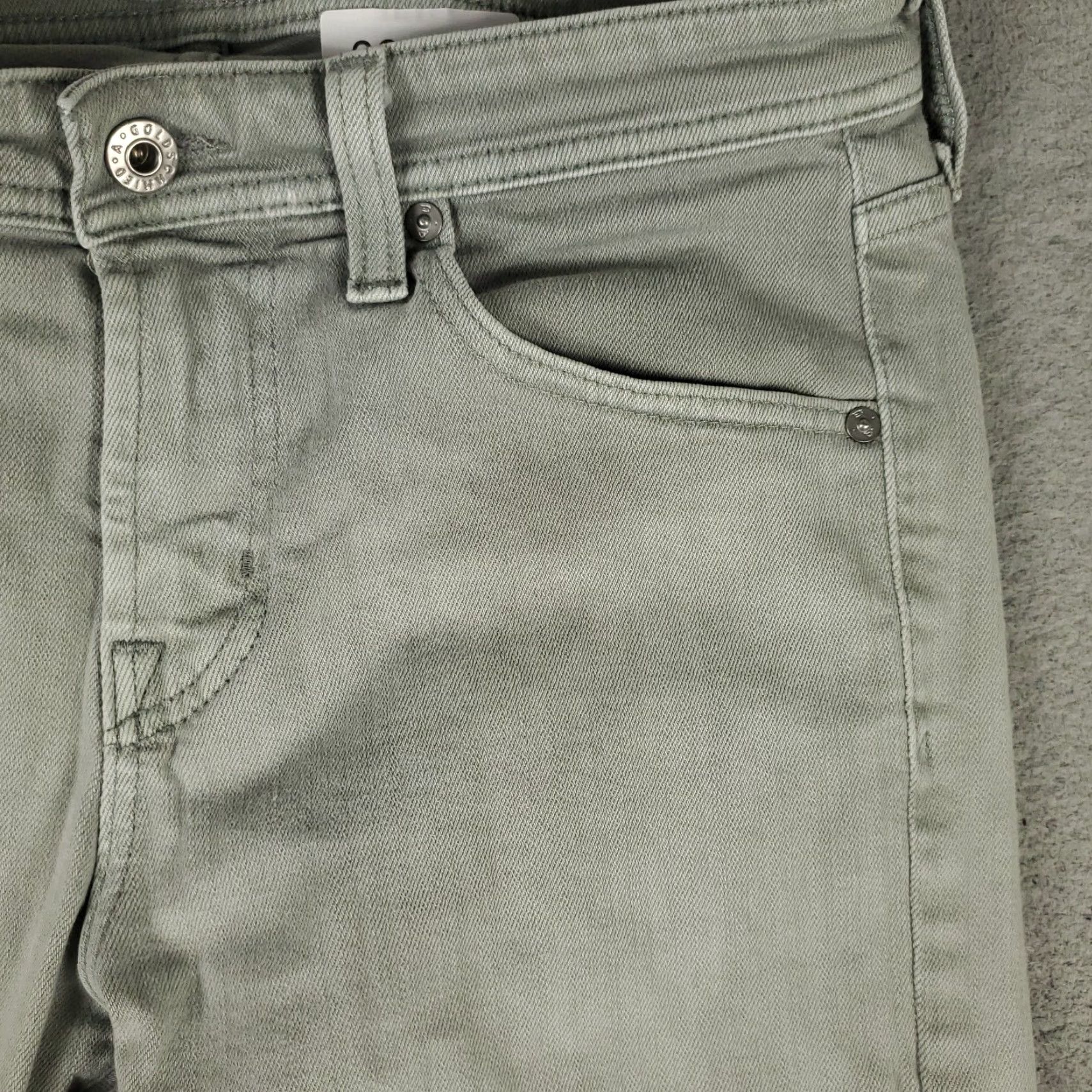Nomad AG Adriano Goldschmied Jeans Mens 30x28 Gray Modern Slim Denim Pants Regular Fit Size US 30 / EU 46 - 3 Thumbnail