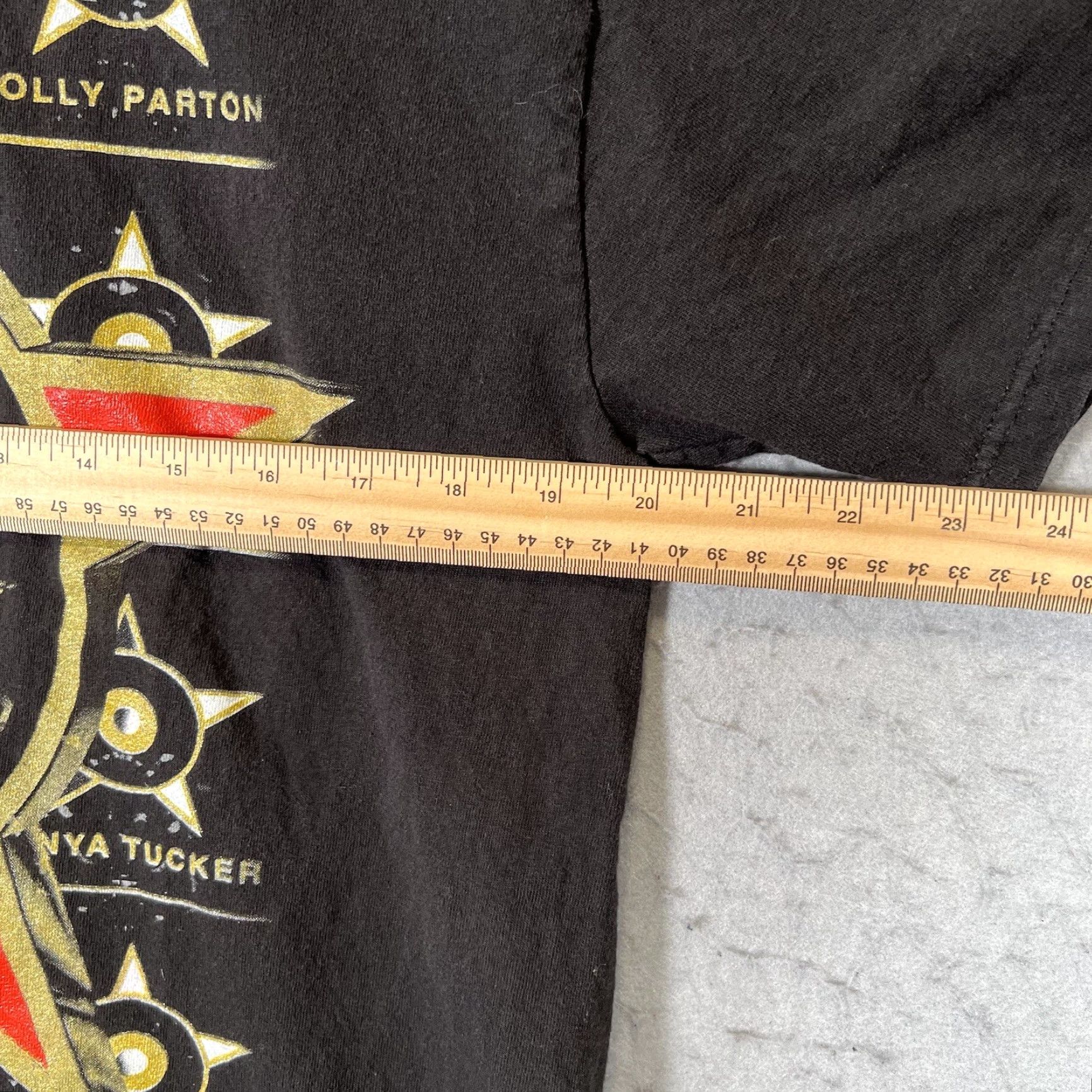 Delta VINTAGE A1 Delta T Shirt Men Adult Large Black Country Music Hall Of Fame Walkway Of Stars Graphic Print Crew Neck Short Sleeve Regular Mens Size US L / EU 52-54 / 3 - 2 Thumbnail