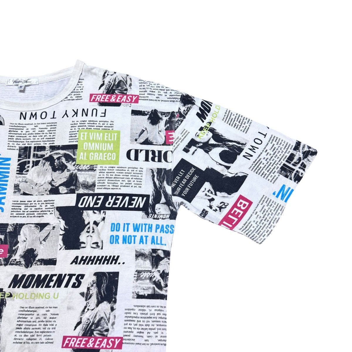 Japanese Brand Thunder Storm Newspepper Shirt Size US M / EU 48-50 / 2 - 4 Thumbnail