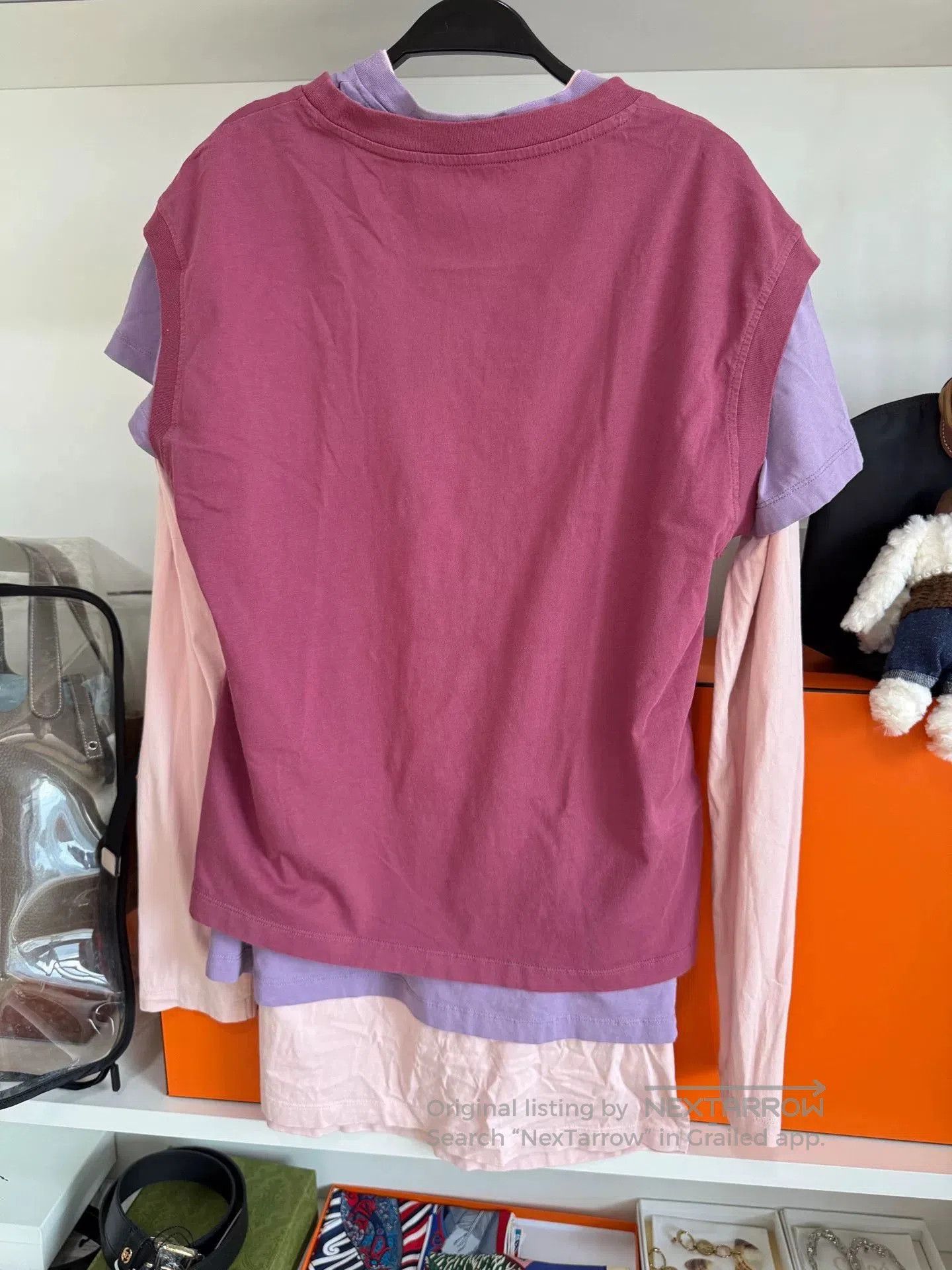 Miu Miu Miu Miu 24SS Purple Pink 3-Piece Sweatshirt. Size M / US 6-8 / IT 42-44 - 6 Thumbnail