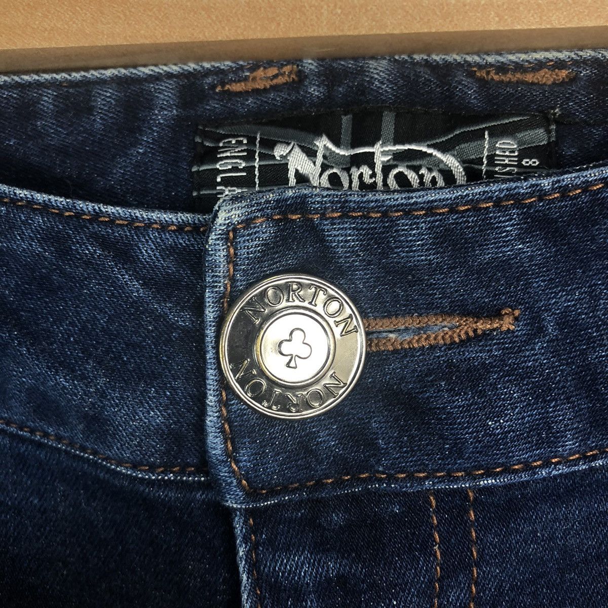Japanese Brand × Norton Norton Blue Denim Pants #A64 Size US 34 / EU 50 - 10 Thumbnail