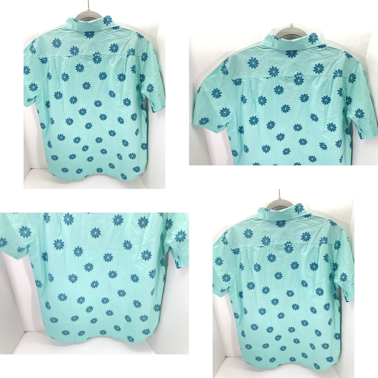 Hurley Hurley Patio Cabana Shirt Green Floral Button Short Sleeve Casual NWT Medium Mens Shirt Size US M / EU 48-50 / 2 - 8 Thumbnail
