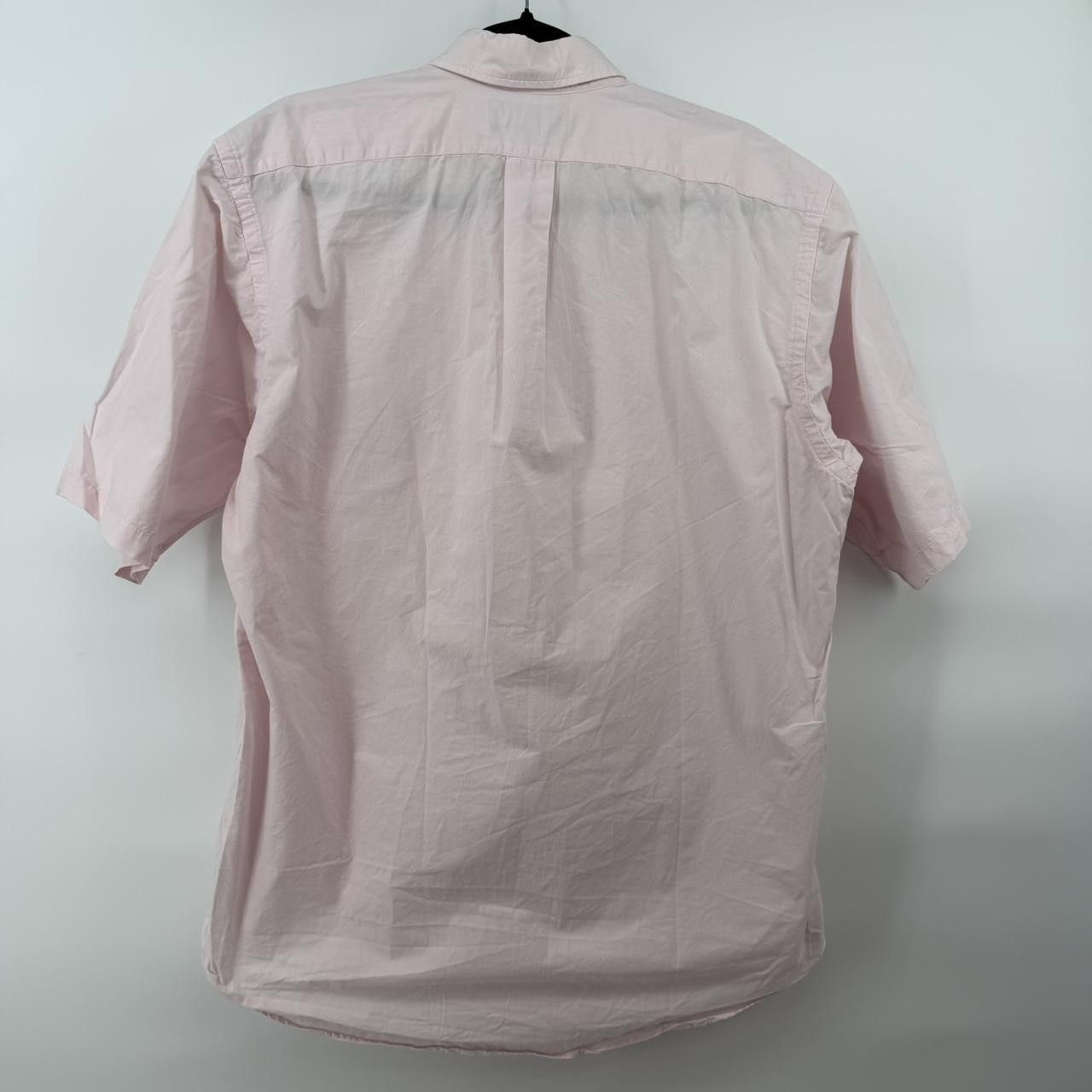 La Martina La Martina Shirt Men’s Medium Pink Button Down Short Sleeve Size US M / EU 48-50 / 2 - 6 Thumbnail
