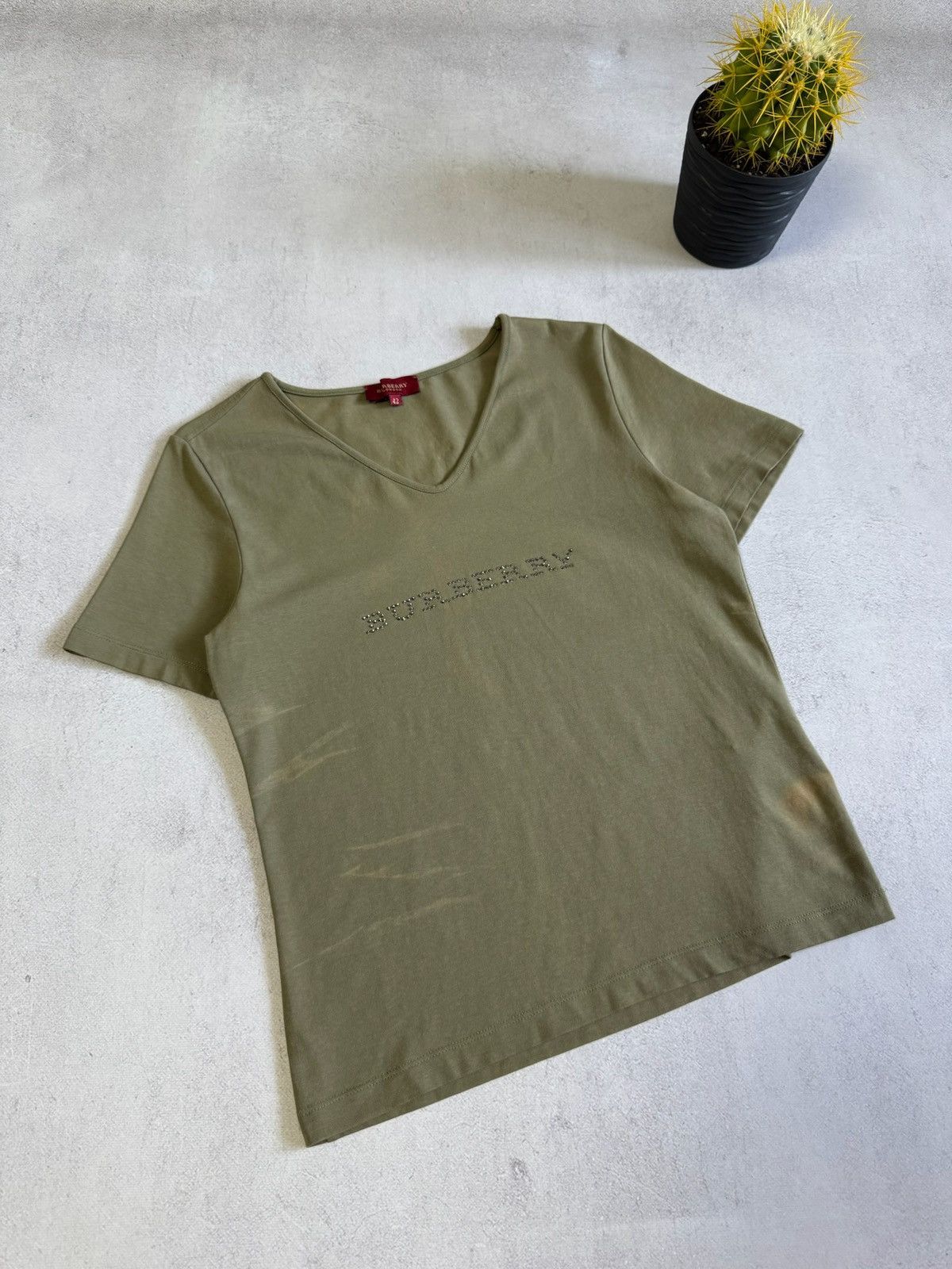 Burberry Burberry London T Shirt Tee Blouse Big Logo Womens 42 Size Size M / US 6-8 / IT 42-44 - 2 Thumbnail