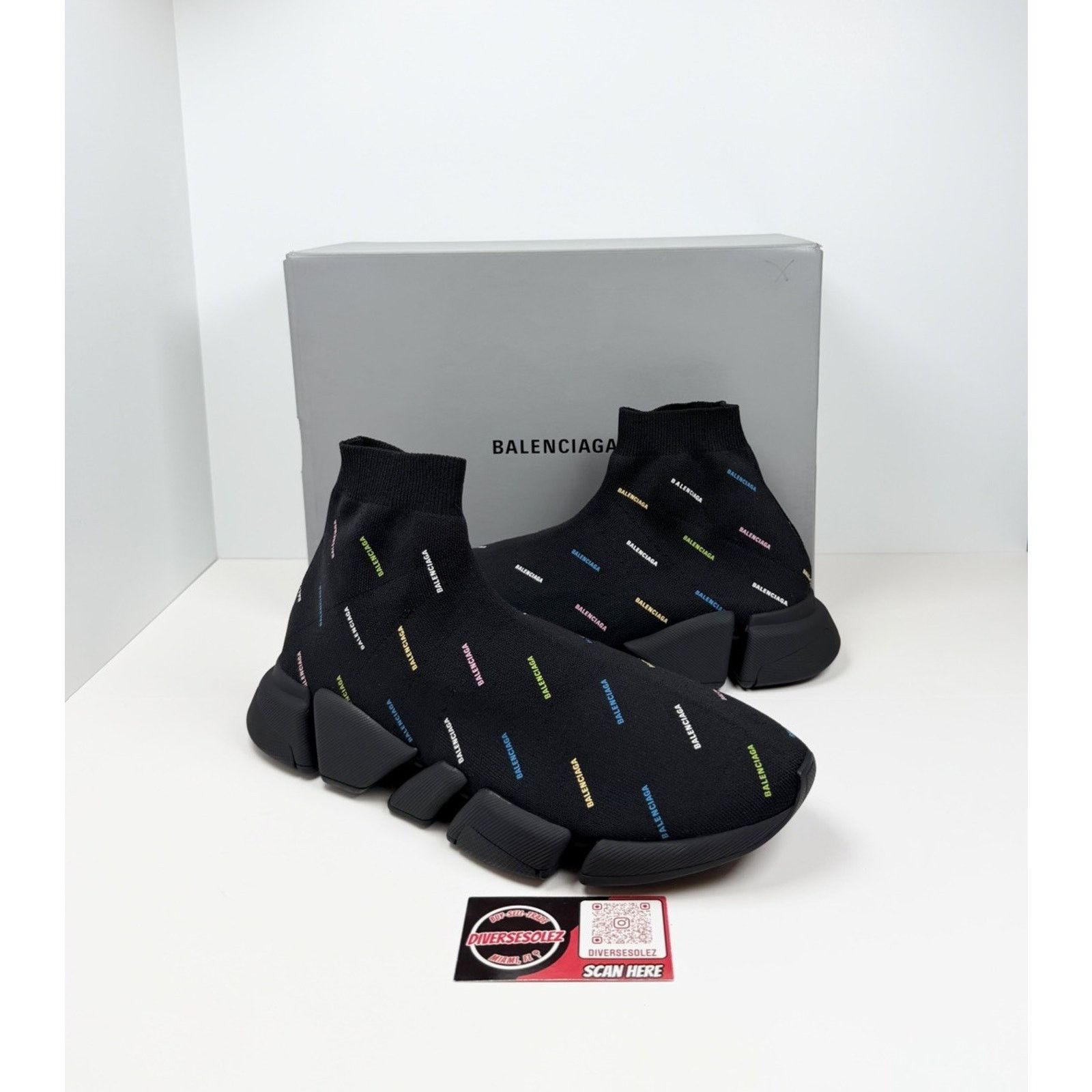Balenciaga Size 47EU/14US - Balenciaga Speed Trainer Multicolor NEW Size US 14 / EU 47 - 1 Thumbnail