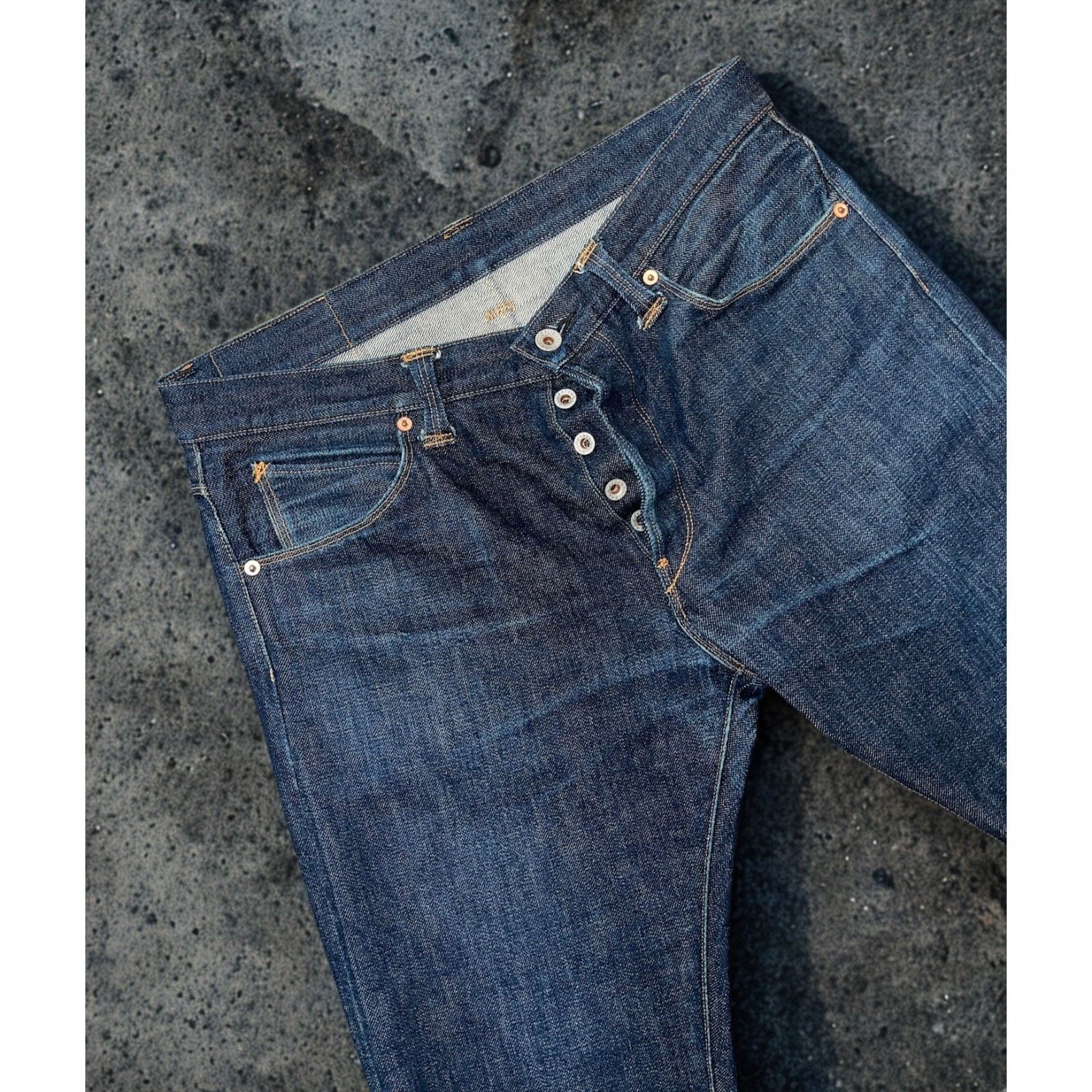 Stevenson Overall Co. Stevenson Overall Co Lot 727-RXX Selvedge Jeans 32x29 Raw Size US 32 / EU 48 - 4 Thumbnail