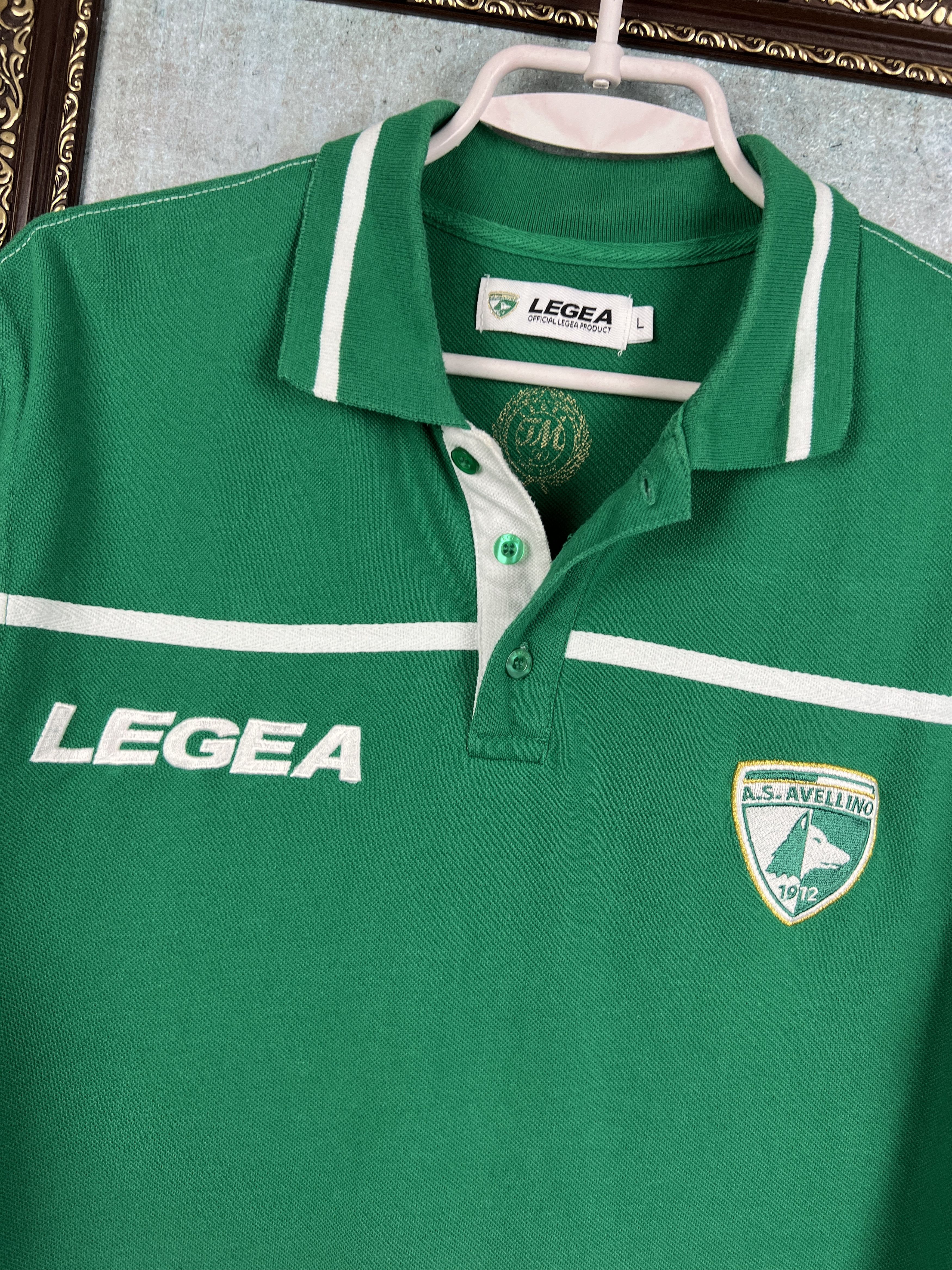 Vintage Avellino Football Shirt Soccer Train Polo Maglia Jersey Size US L / EU 52-54 / 3 - 3 Thumbnail