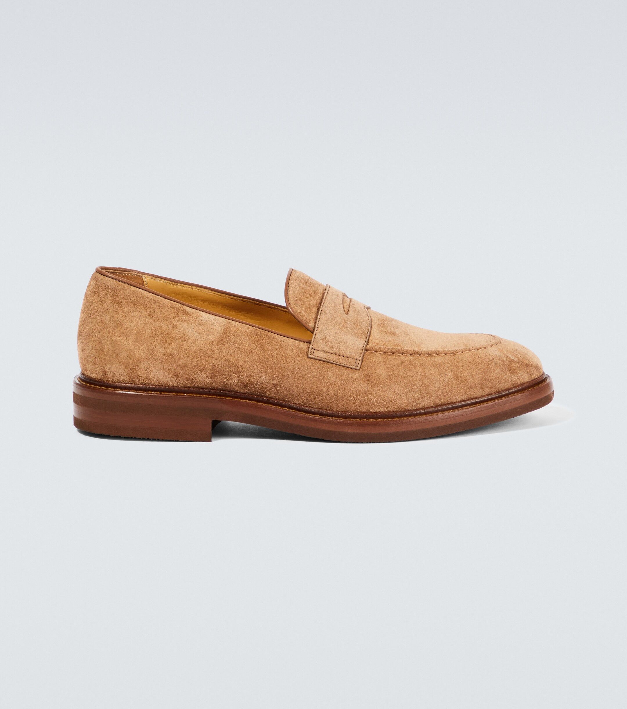 Brunello Cucinelli o1w1db10125 Loafers in Light Brown Size US 9 / EU 42 - 1 Thumbnail