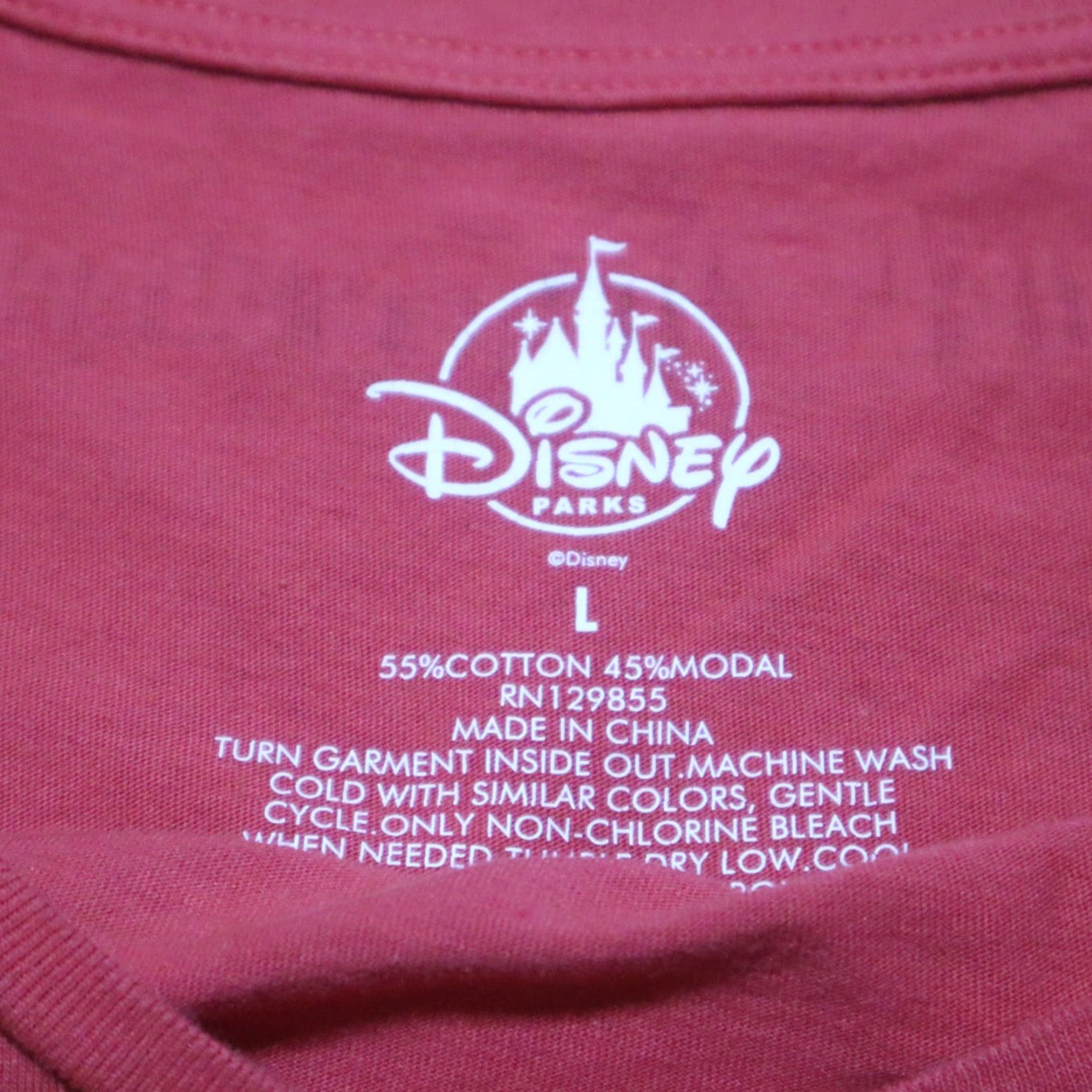 Disney Disney Mickey Mouse Red Crop Top T-Shirt Women L Shirt 90s Cartoon Logo Size L / US 10 / IT 46 - 3 Thumbnail