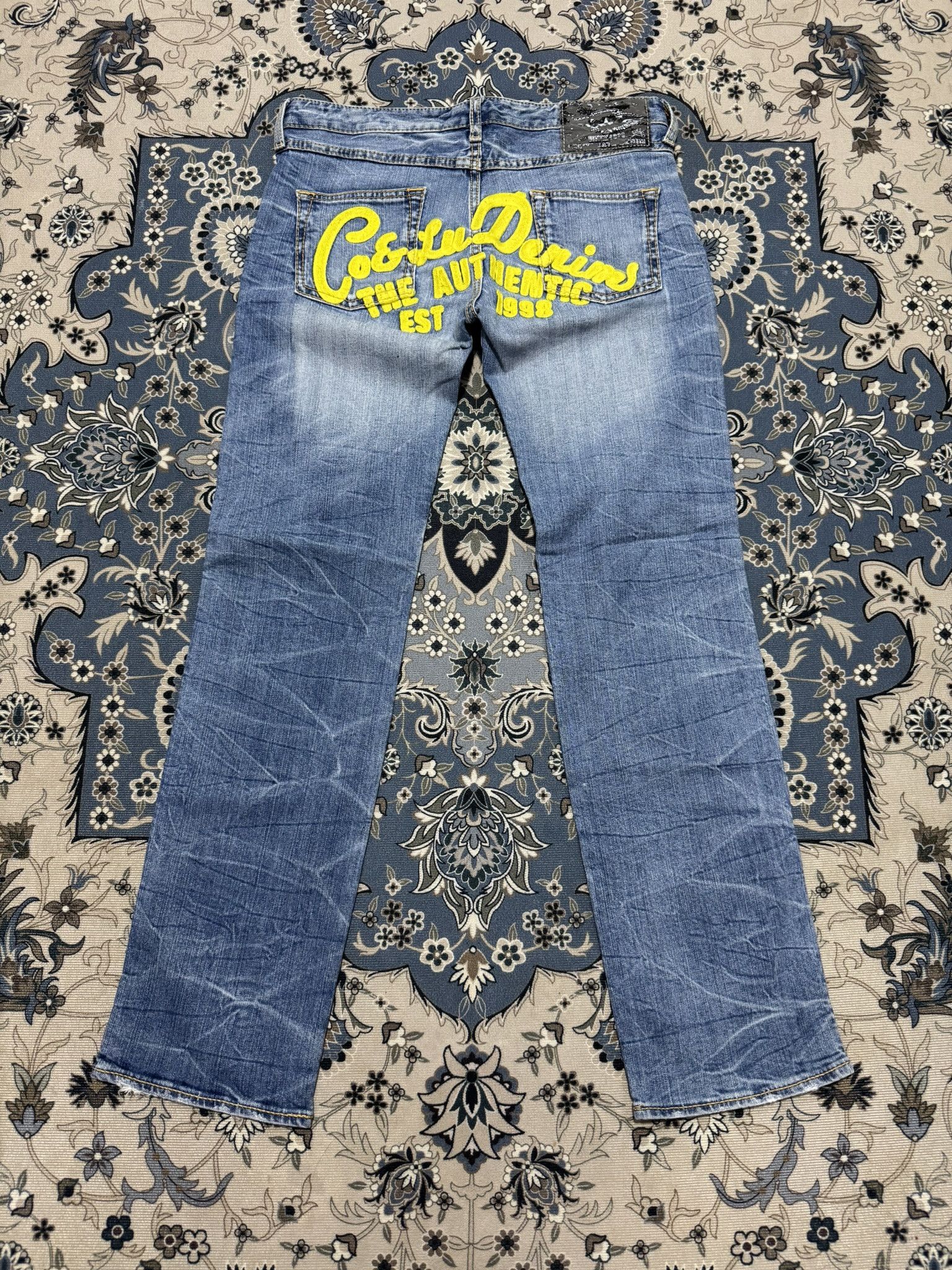 Beauty Beast × Japanese Brand Japanese Brand Co & Lu Embroider Distressed Jeans Hysteric Size US 32 / EU 48 - 1 Thumbnail