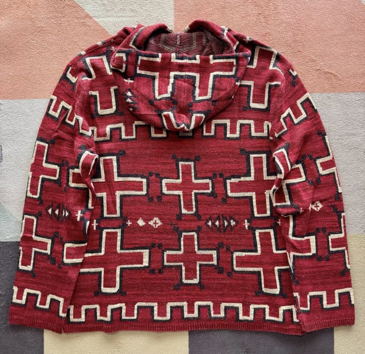 Denim & Supply Ralph Lauren Denim Supply Ralph Lauren Polo RL Navajo Knit Sweatshirt K22 Size US M / EU 48-50 / 2 - 2 Thumbnail