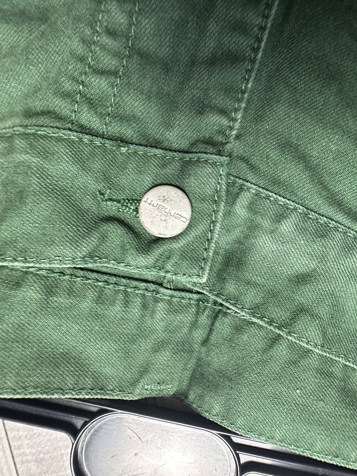 Carhartt Wip × Vintage Vintage Carhartt Wip green denim jeans size 33/34 Size US 33 - 7 Thumbnail