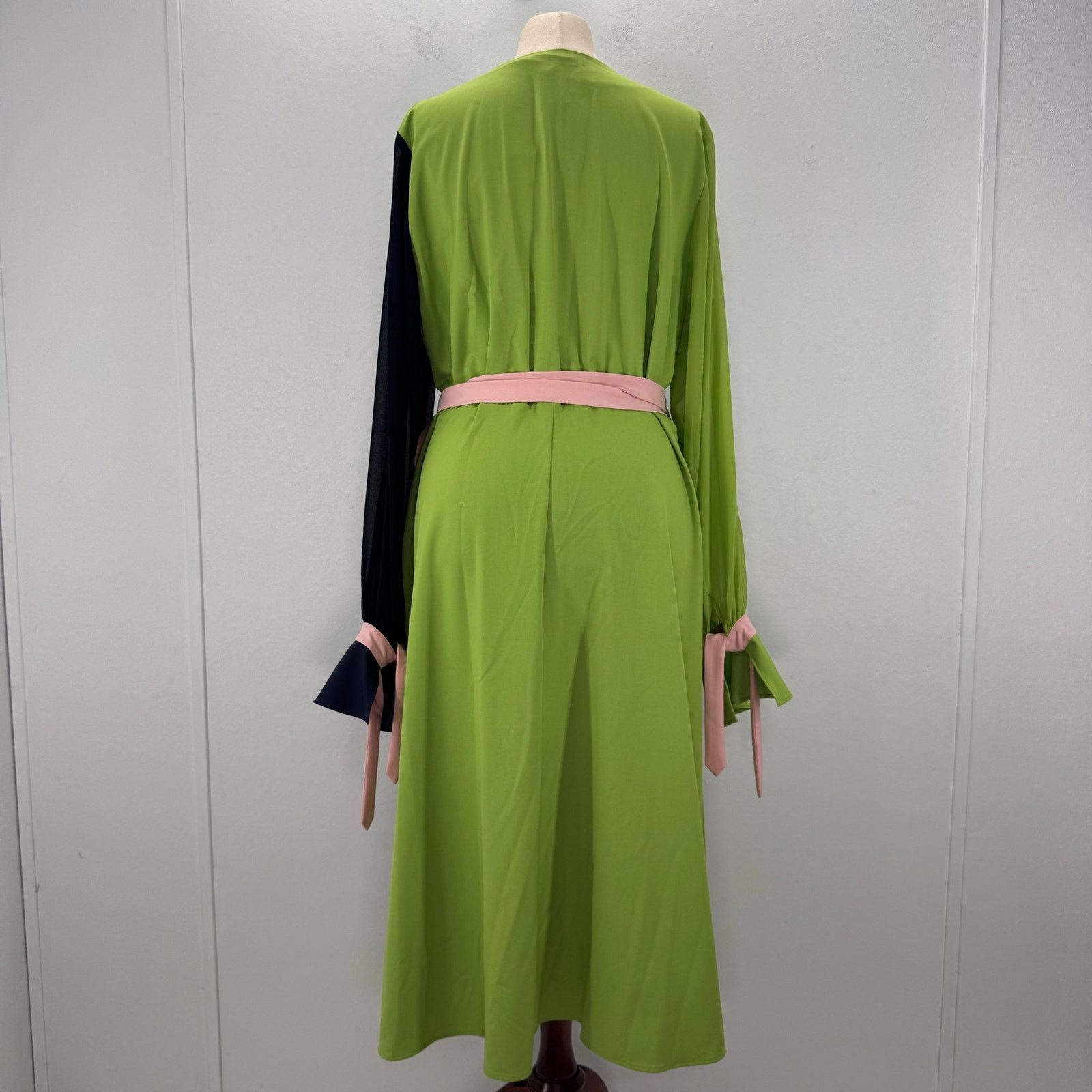 Marina Rinaldi Marina Rinaldi Mixed Media Colorblock Wrap Dress US 22 Size 3XL / US 20-22 - 5 Thumbnail