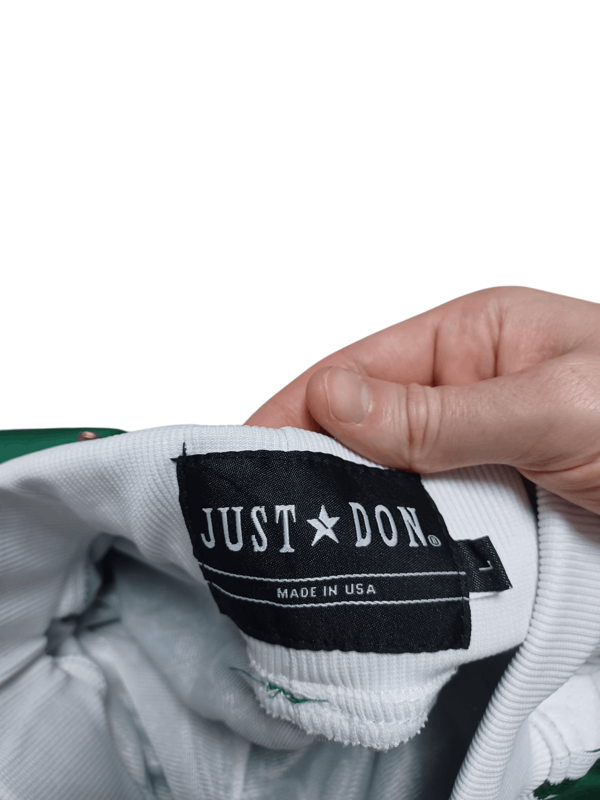 Just Don JUST DON CELTICS BOSTON NBA RAP SK8 DESIGNER SHORTS Size US 34 / EU 50 - 6 Thumbnail
