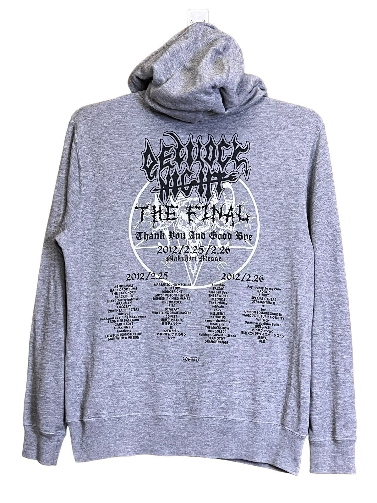 Devilock GRAIL🔥DEVILOCK NIGHT THE FINAL 2012 ZIPPER HOODIES Size US M / EU 48-50 / 2 - 2 Thumbnail