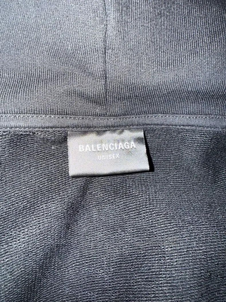 Balenciaga Balenciaga Sanskrit letter logo zip-up hoodie jacket, size Size US L / EU 52-54 / 3 - 3 Thumbnail