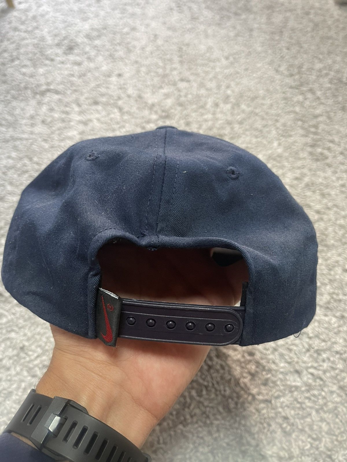 Nike Nike Vintage Y2K Swoosh Blue Cap Baseball Size ONE SIZE - 2 Thumbnail
