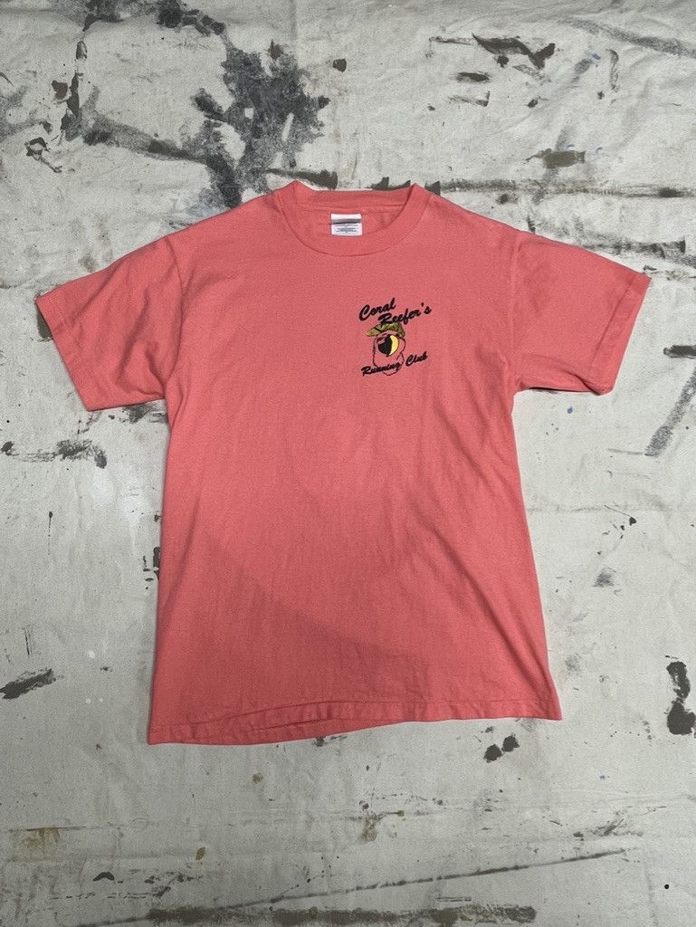 Vintage Vintage Single Stitch Reefer’s Running Club Beefy T- 1990s Size US M / EU 48-50 / 2 - 2 Thumbnail