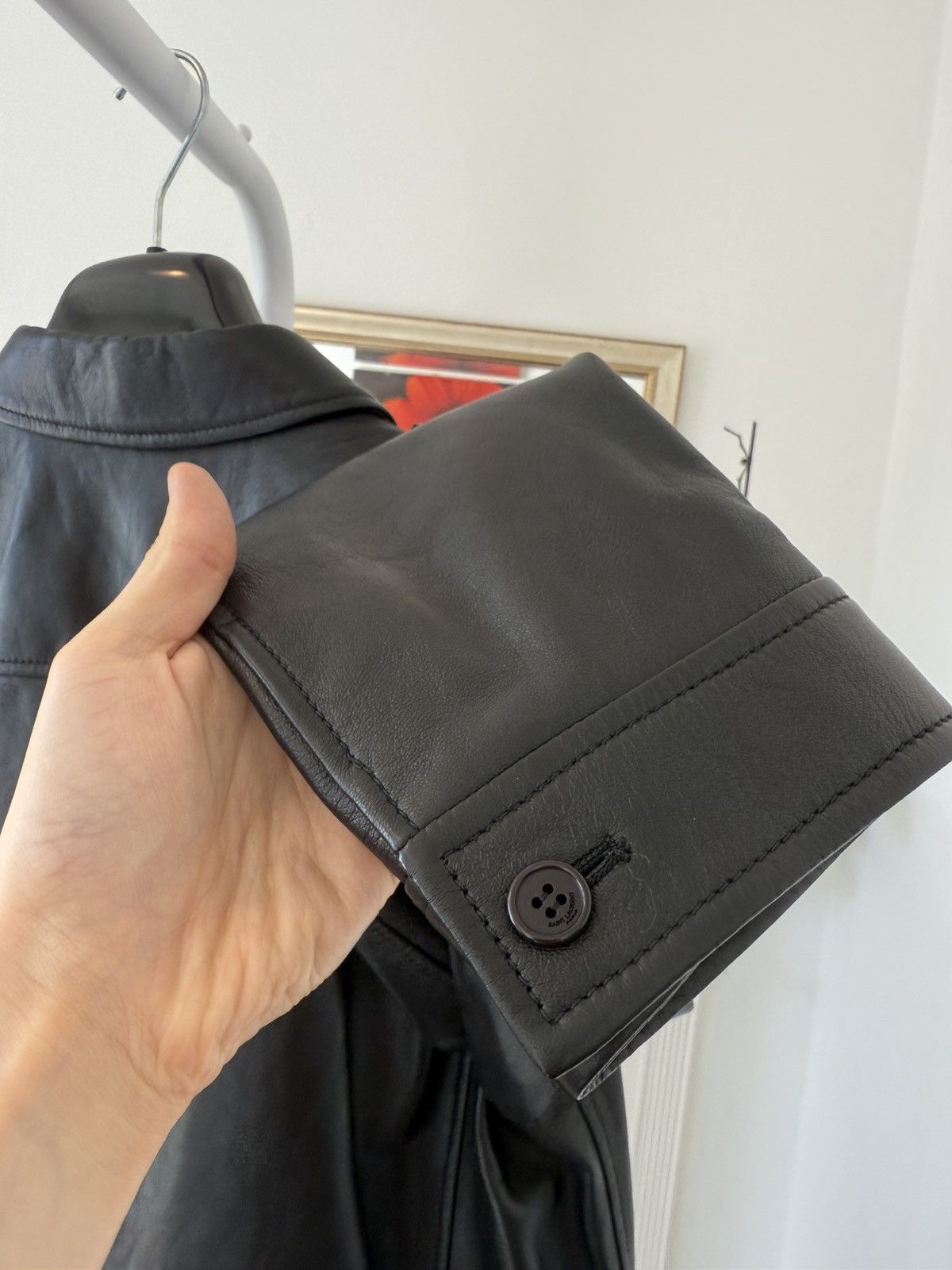 Saint Laurent Paris SS19 Saint Laurent Runway Lamb Leather Jacket Size US M / EU 48-50 / 2 - 10 Thumbnail
