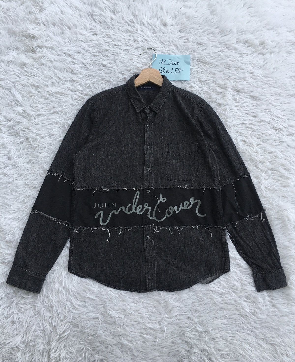 Undercover Rare John Undercover Spell out Buttons Shirt Size US M / EU 48-50 / 2 - 1 Thumbnail