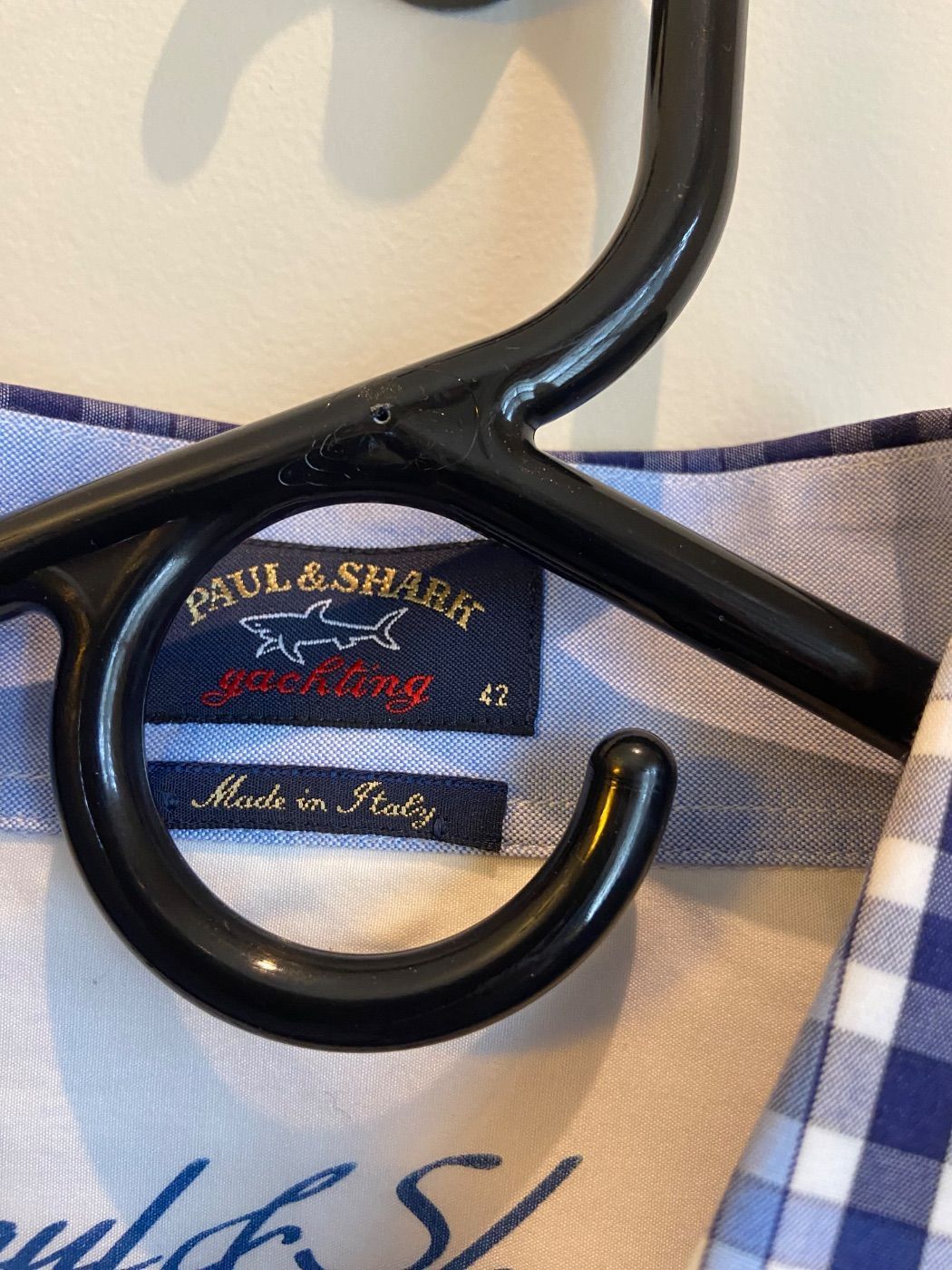 Paul & Shark Paul & Shark Yachting Gingham Shirt Blue/White Check Size 42 Size US XS / EU 42 / 0 - 3 Thumbnail