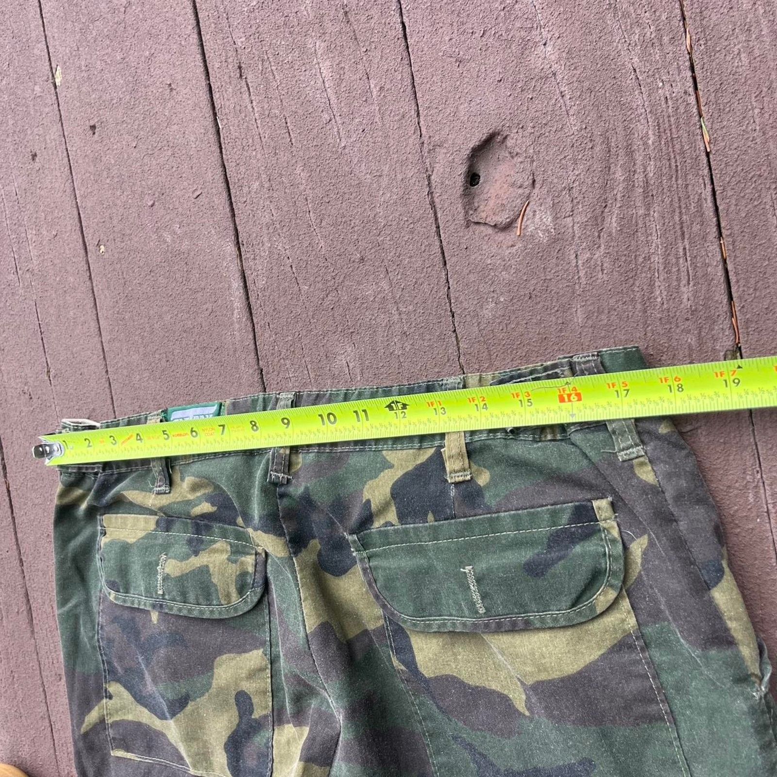SafTbak Vintage camo army pants Size US 35 - 6 Thumbnail