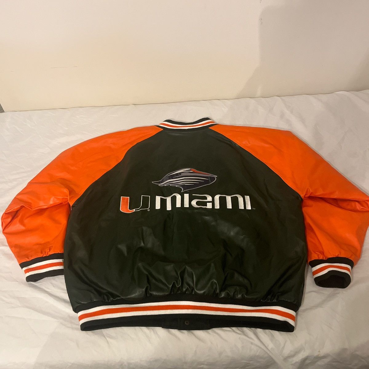 Steve And Barrys Miami Hurricanes Varsity Jacket Steve and Barry’s Size XL Size US XL / EU 56 / 4 - 2 Thumbnail