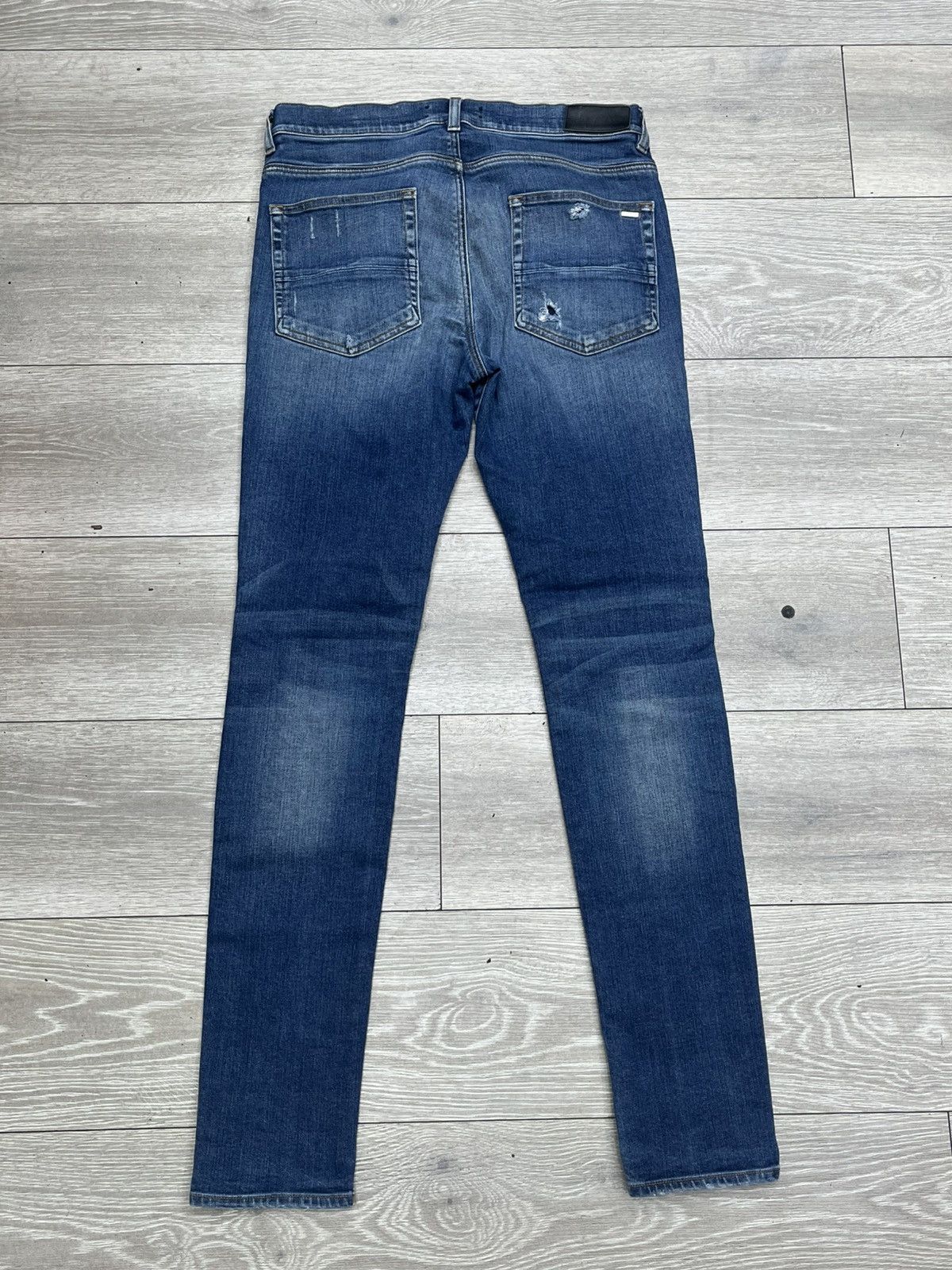 Amiri Amiri MX1 skinny jeans in a blue indigo wash Size US 34 / EU 50 - 2 Thumbnail